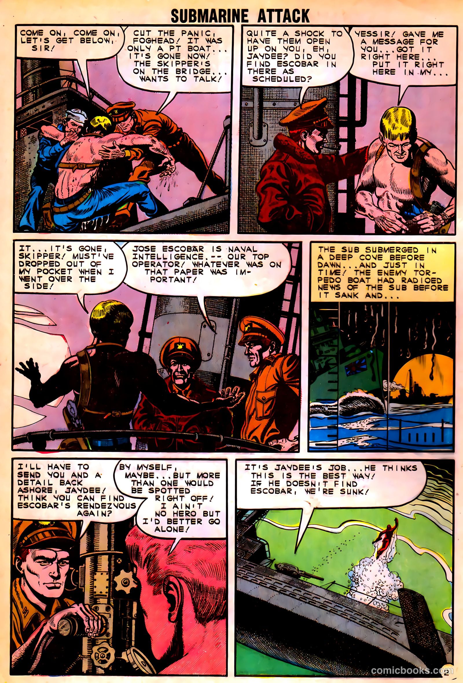 Submarine Attack #36 (1962) — page 4 of 36