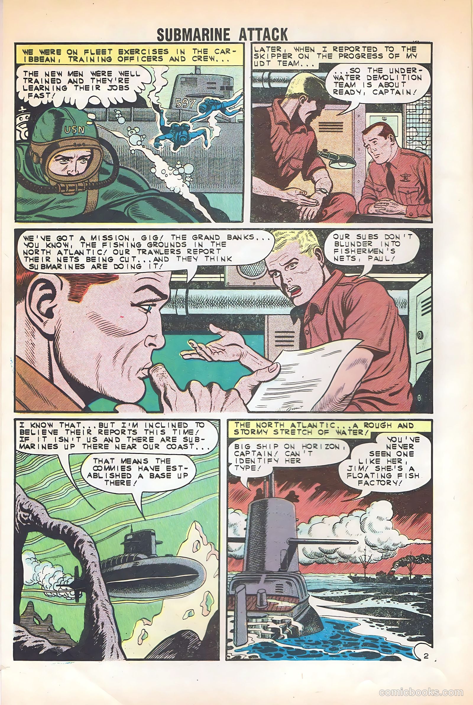 Submarine Attack #38 (1963) — page 4 of 36