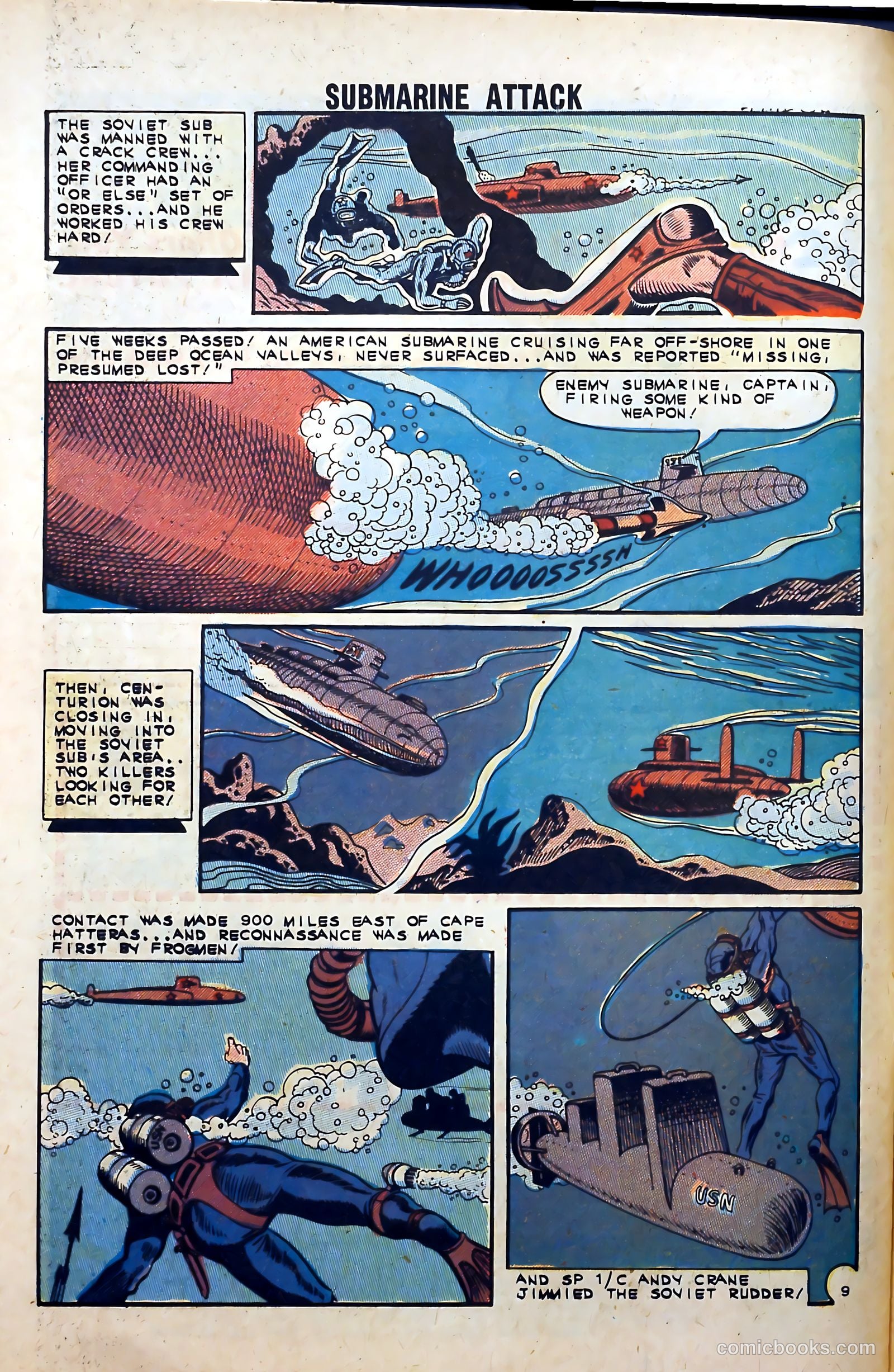 Submarine Attack #40 (1963) — page 32 of 36