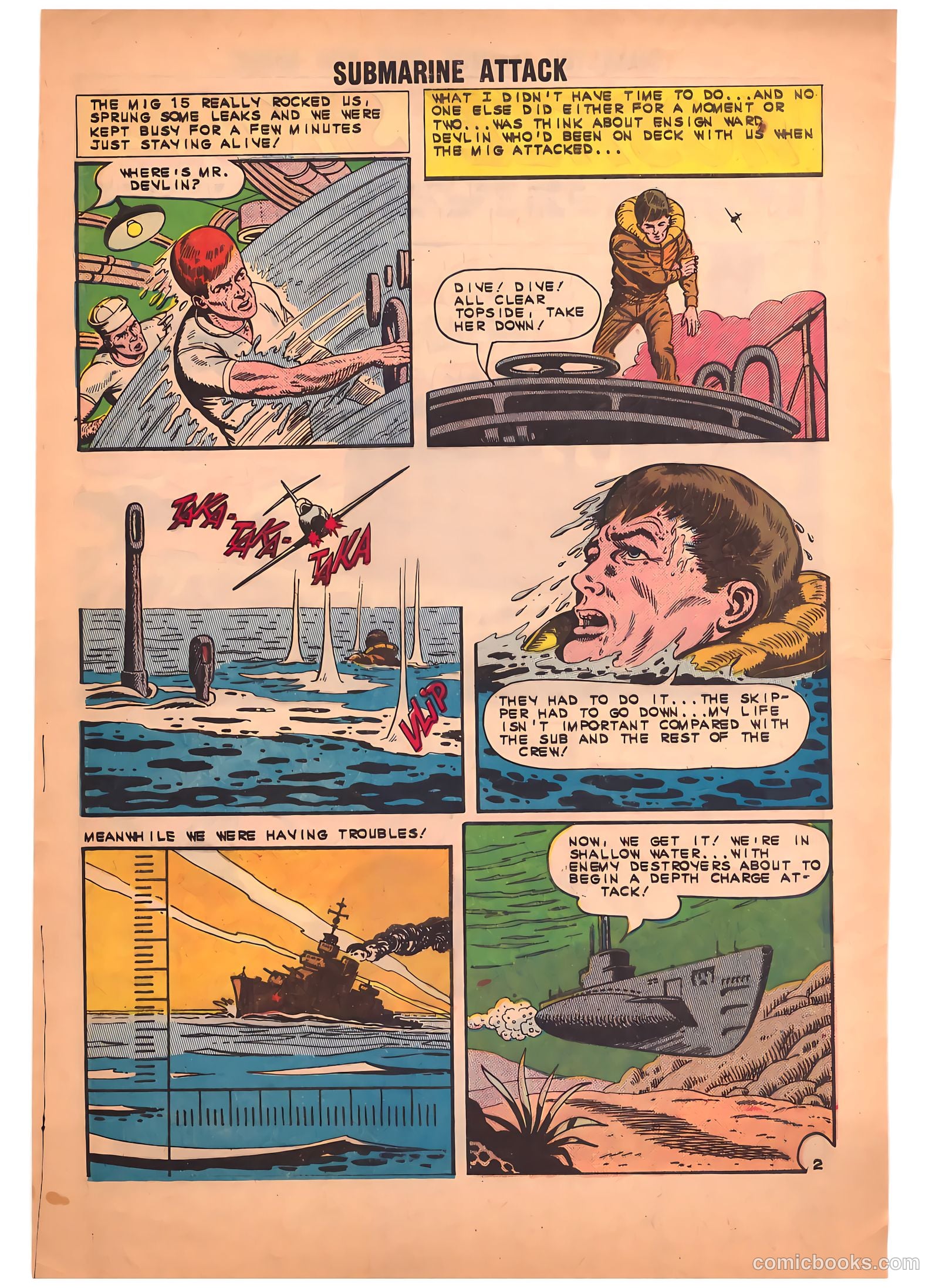 Submarine Attack #43 (1964) — page 40 of 72