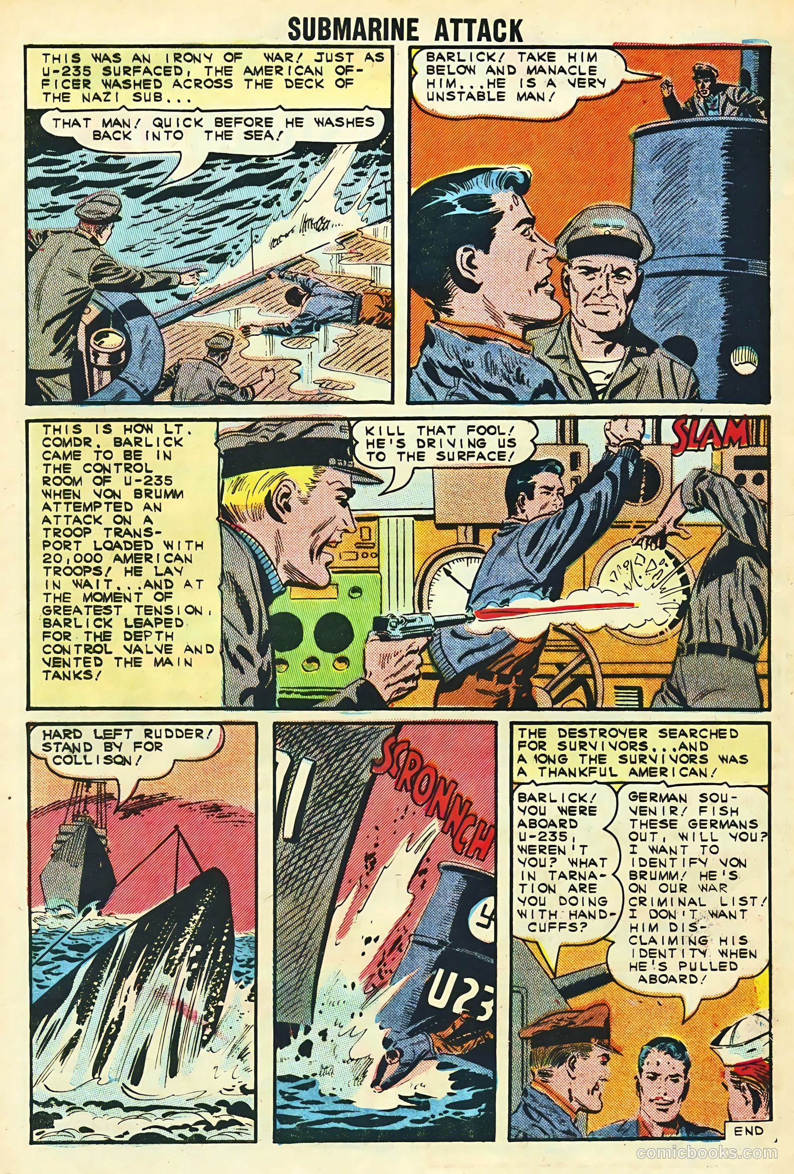 Submarine Attack #48 (1965) — page 32 of 36