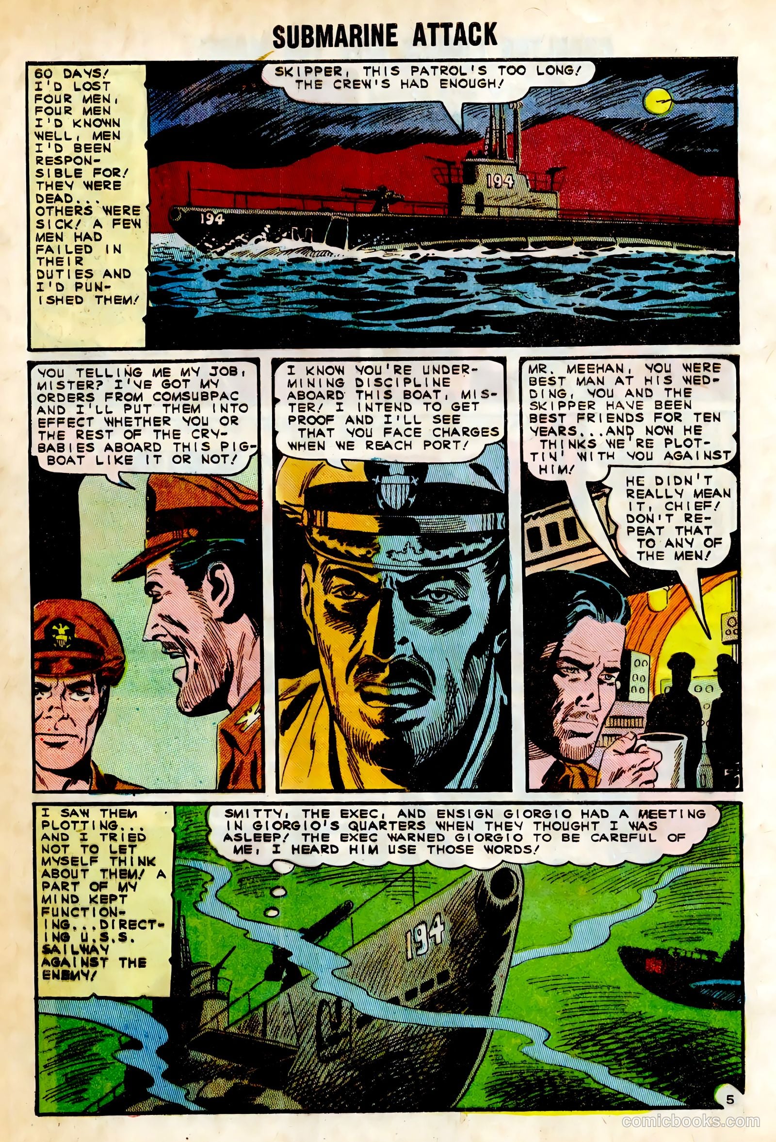 Submarine Attack #49 (1965) — page 8 of 36