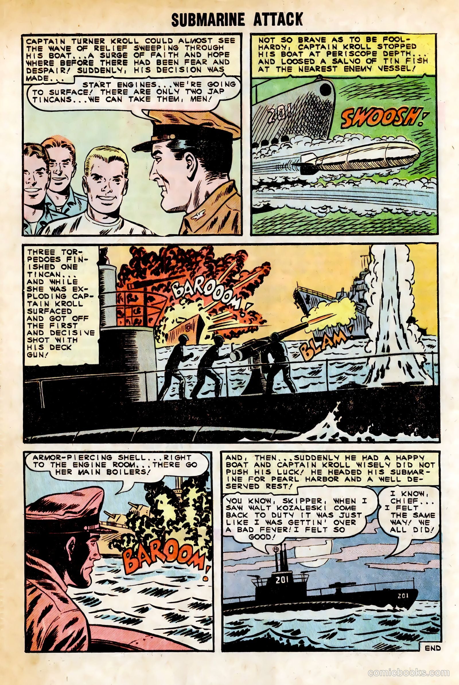 Submarine Attack #49 (1965) — page 32 of 36