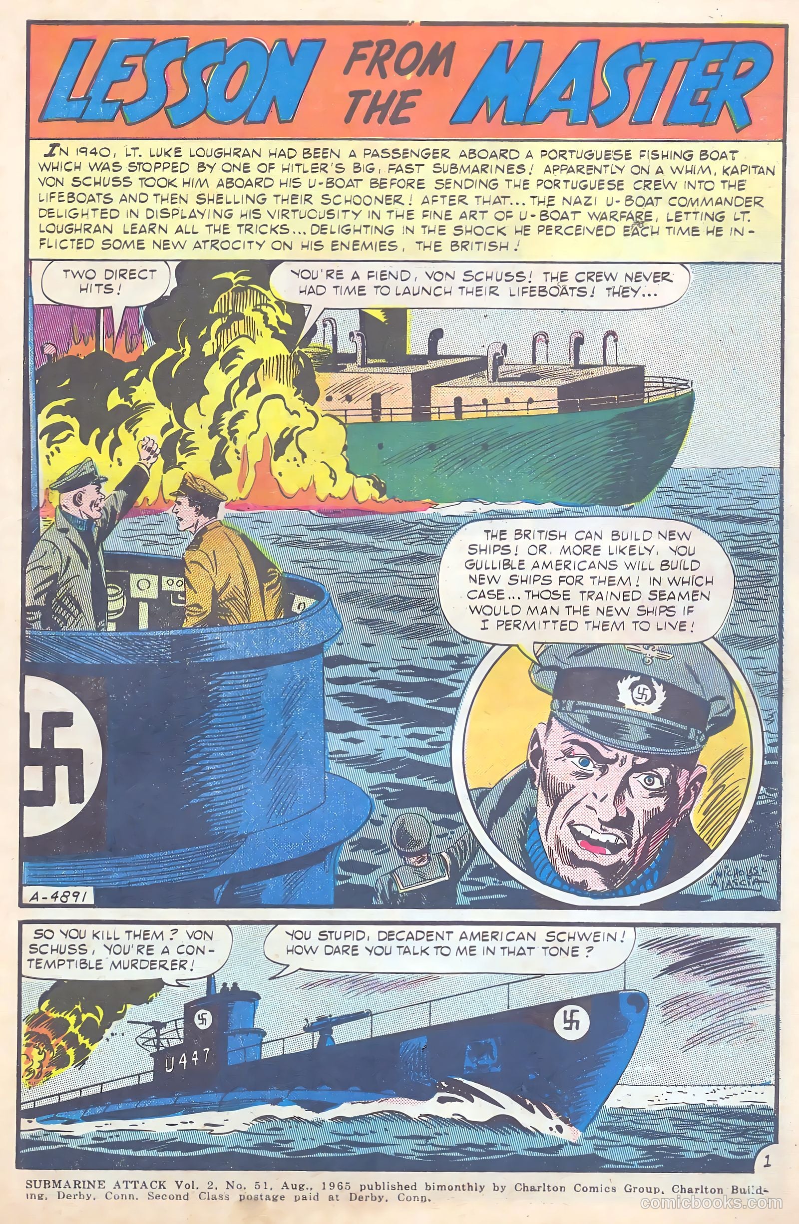 Submarine Attack #51 (1965) — page 3 of 36