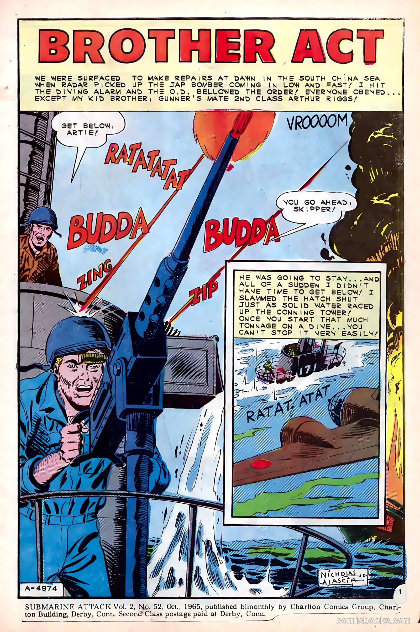 Submarine Attack #52 (1965) — page 3 of 36