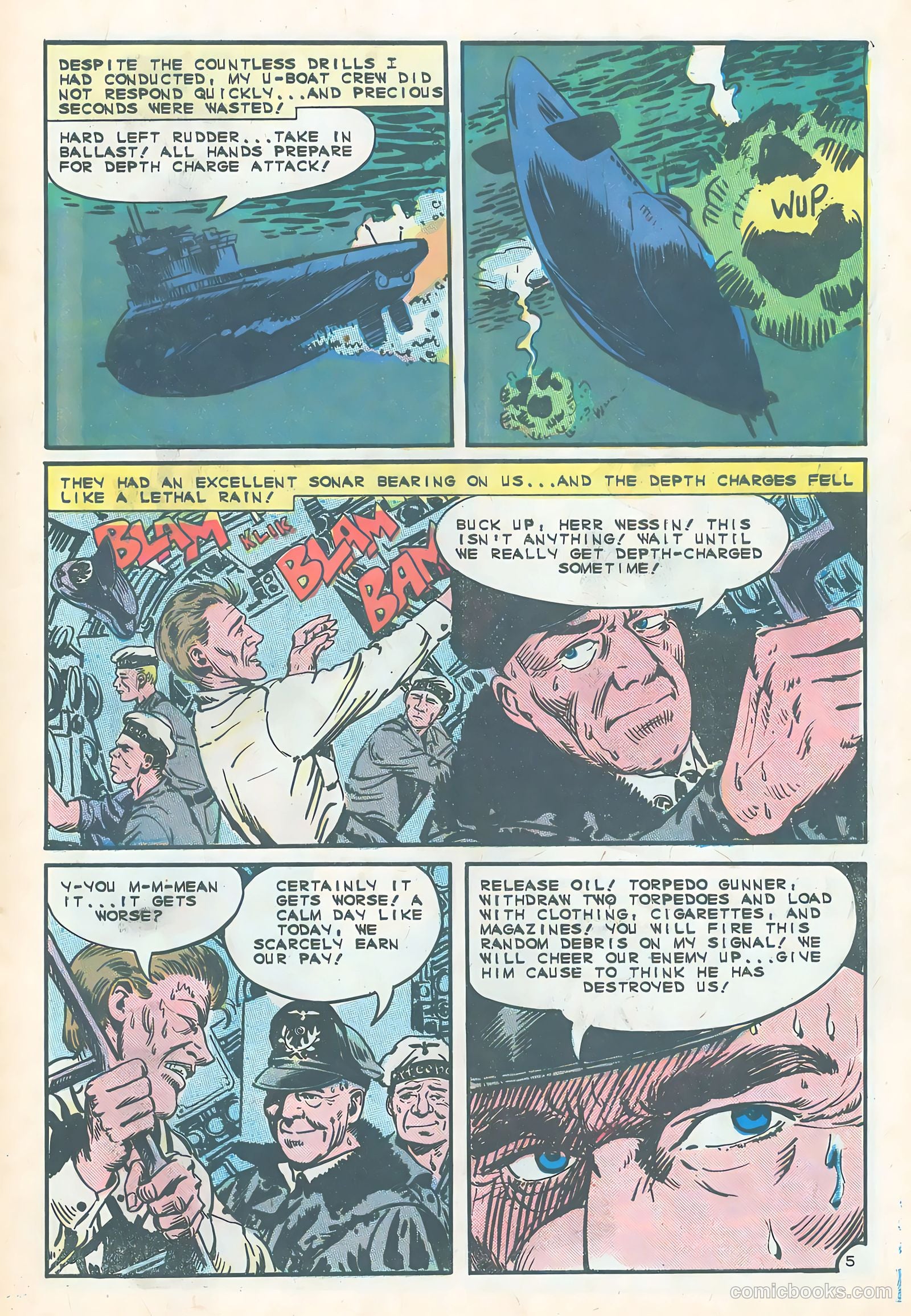 Submarine Attack #54 (1966) — page 9 of 36