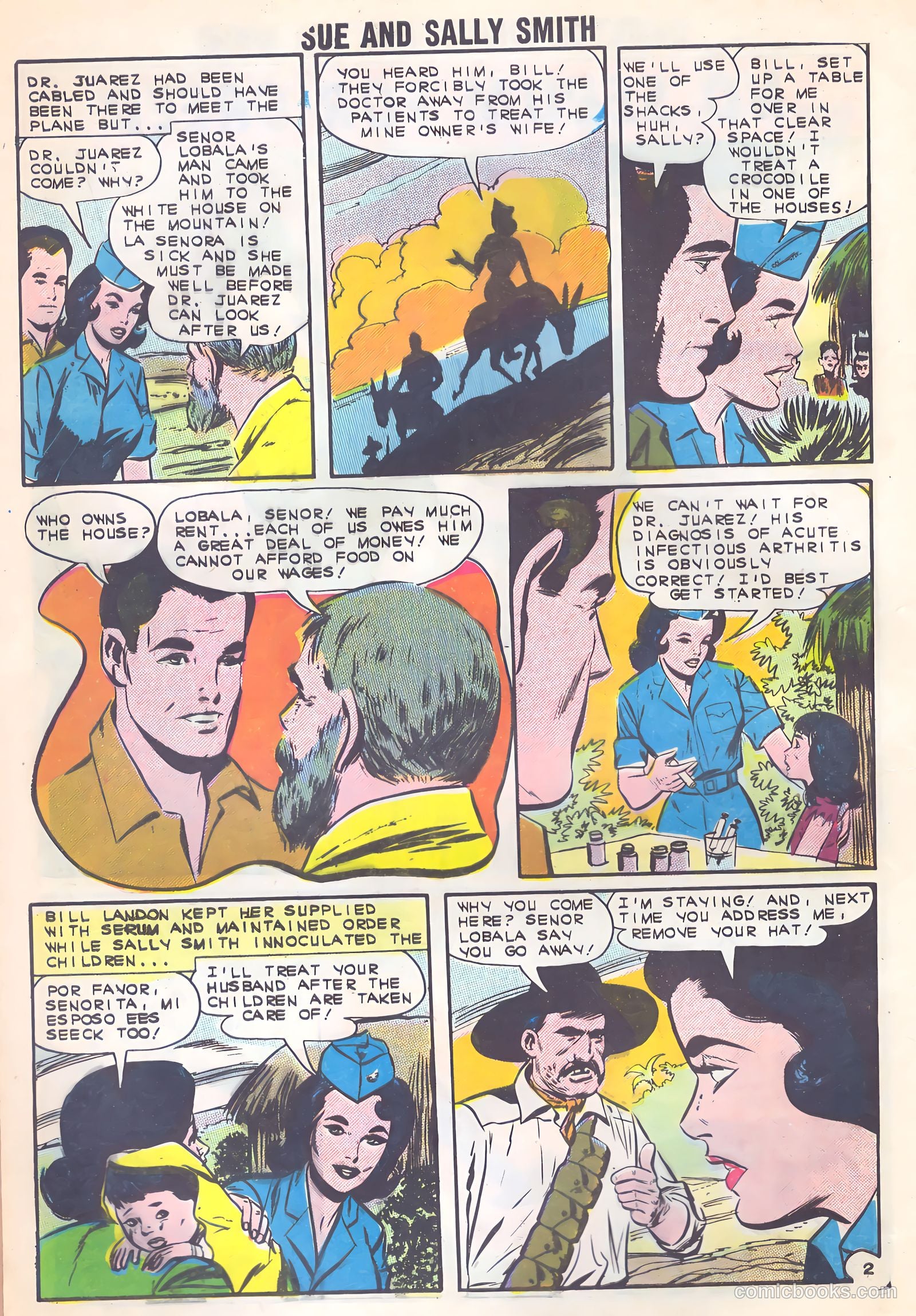 Sue and Sally Smith, Flying Nurses #48 (1962) — page 4 of 36