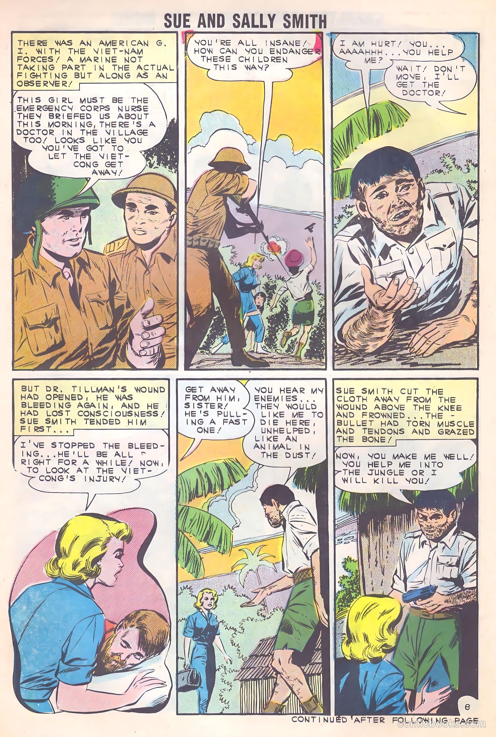 Sue and Sally Smith, Flying Nurses #48 (1962) — page 30 of 36