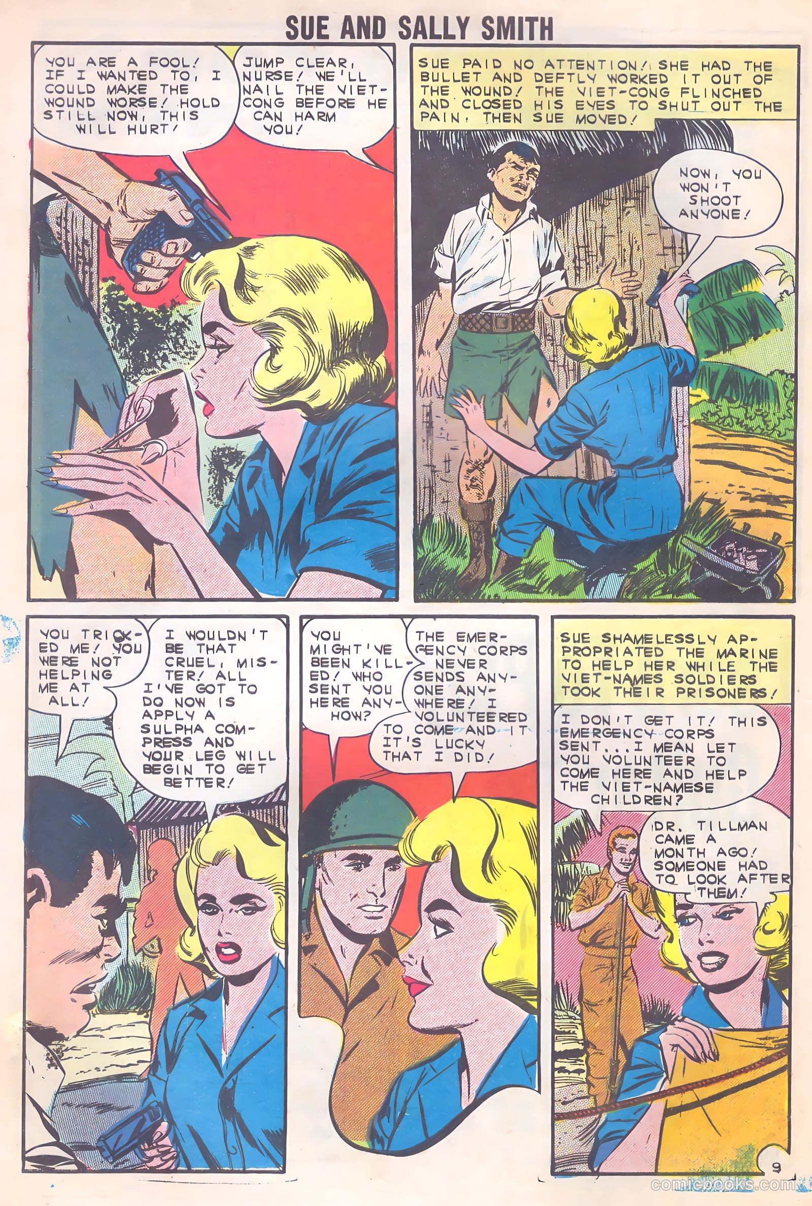 Sue and Sally Smith, Flying Nurses #48 (1962) — page 32 of 36