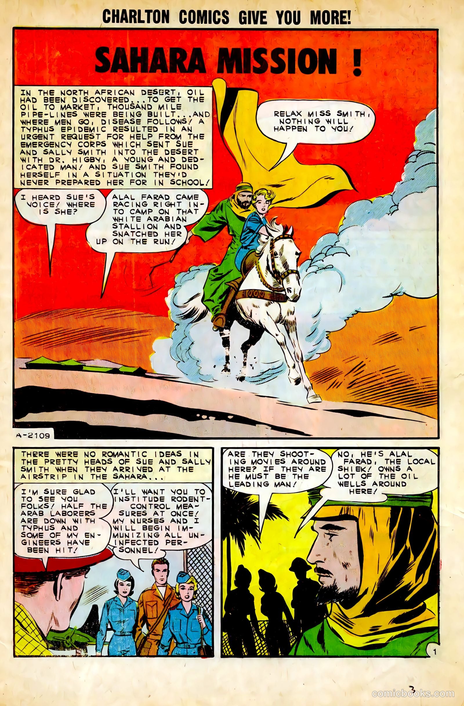Sue and Sally Smith, Flying Nurses #49 (1963) — page 3 of 36