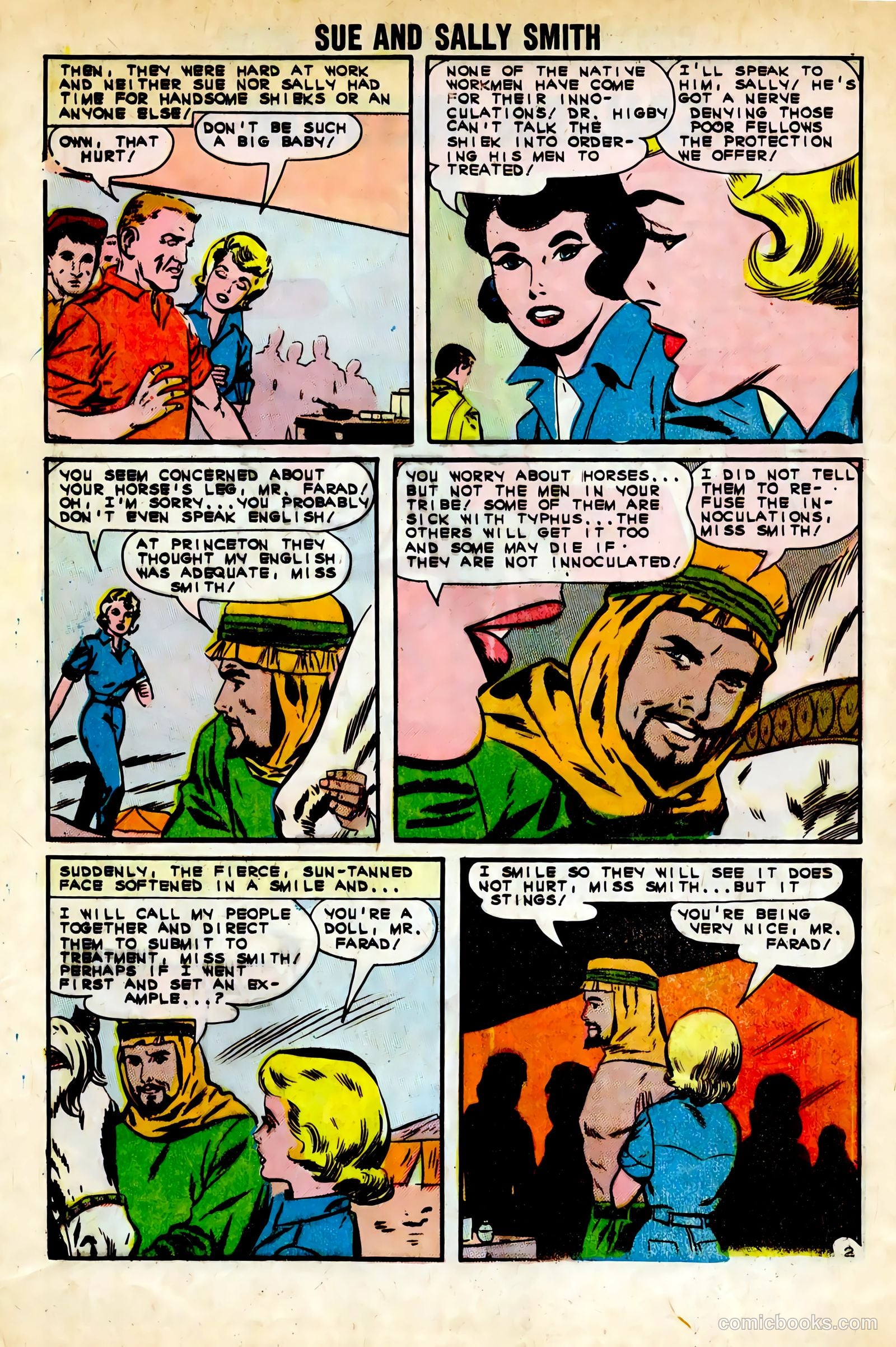 Sue and Sally Smith, Flying Nurses #49 (1963) — page 4 of 36