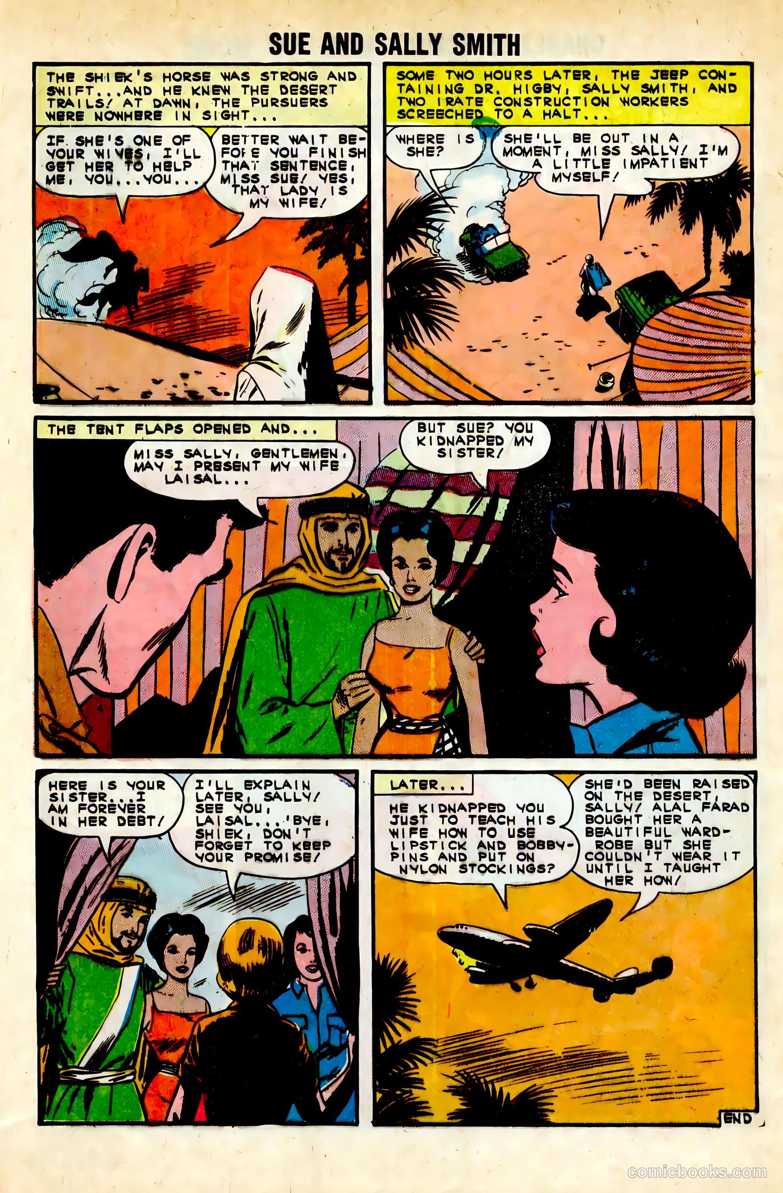 Sue and Sally Smith, Flying Nurses #49 (1963) — page 8 of 36