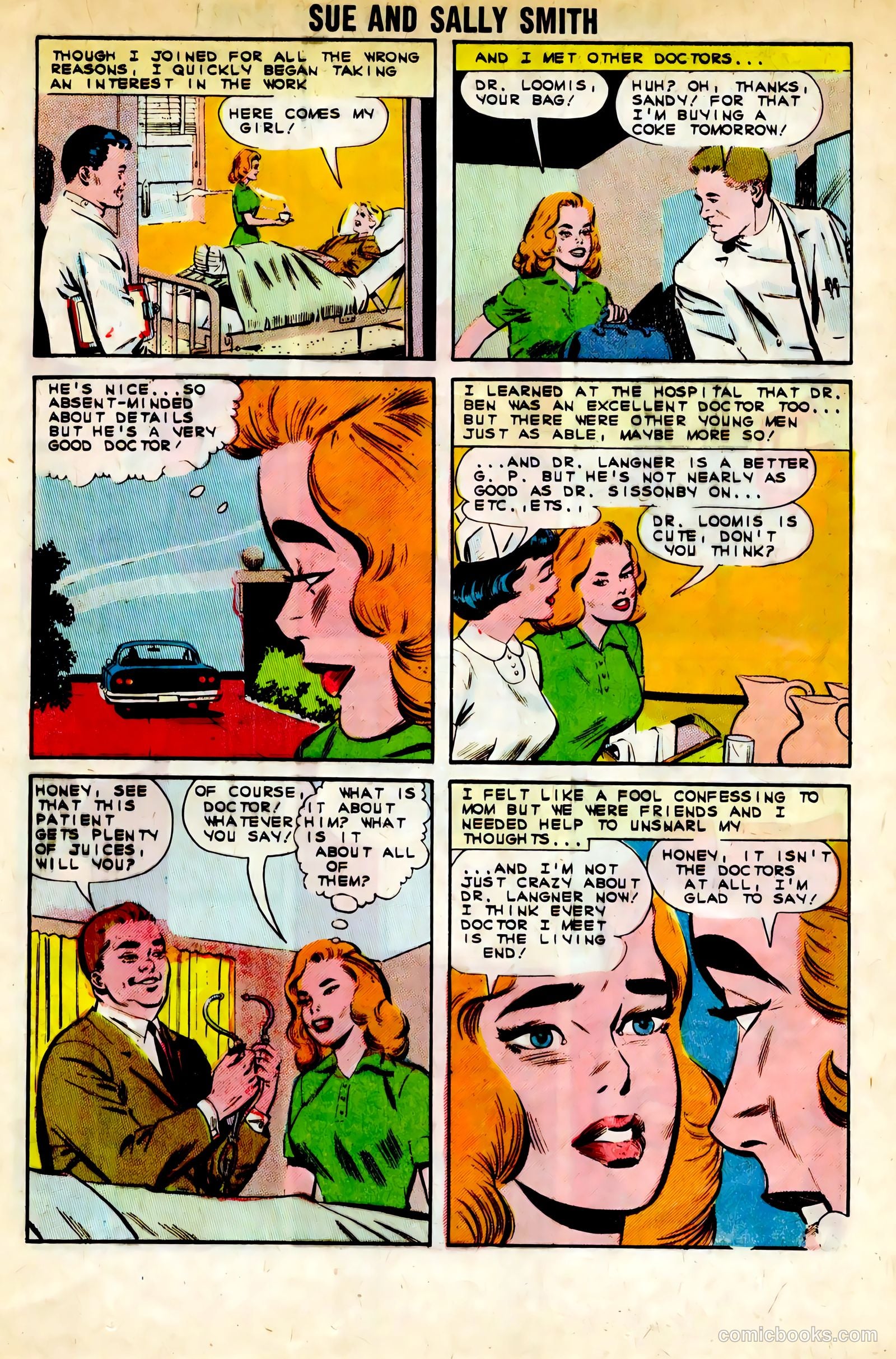 Sue and Sally Smith, Flying Nurses #49 (1963) — page 12 of 36