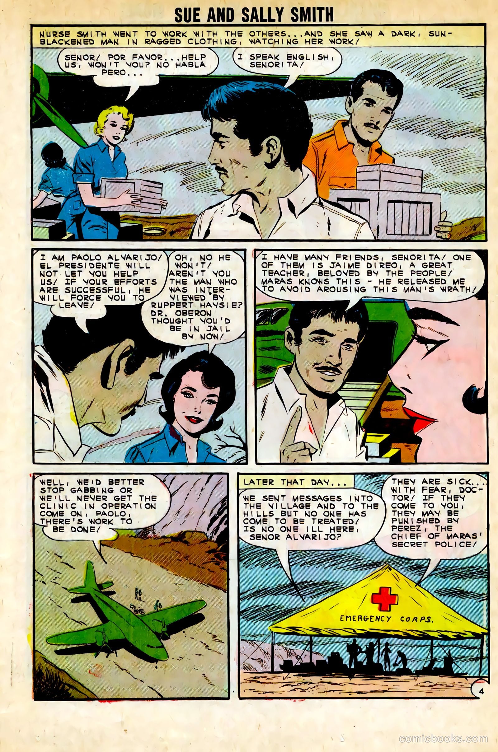 Sue and Sally Smith, Flying Nurses #49 (1963) — page 26 of 36