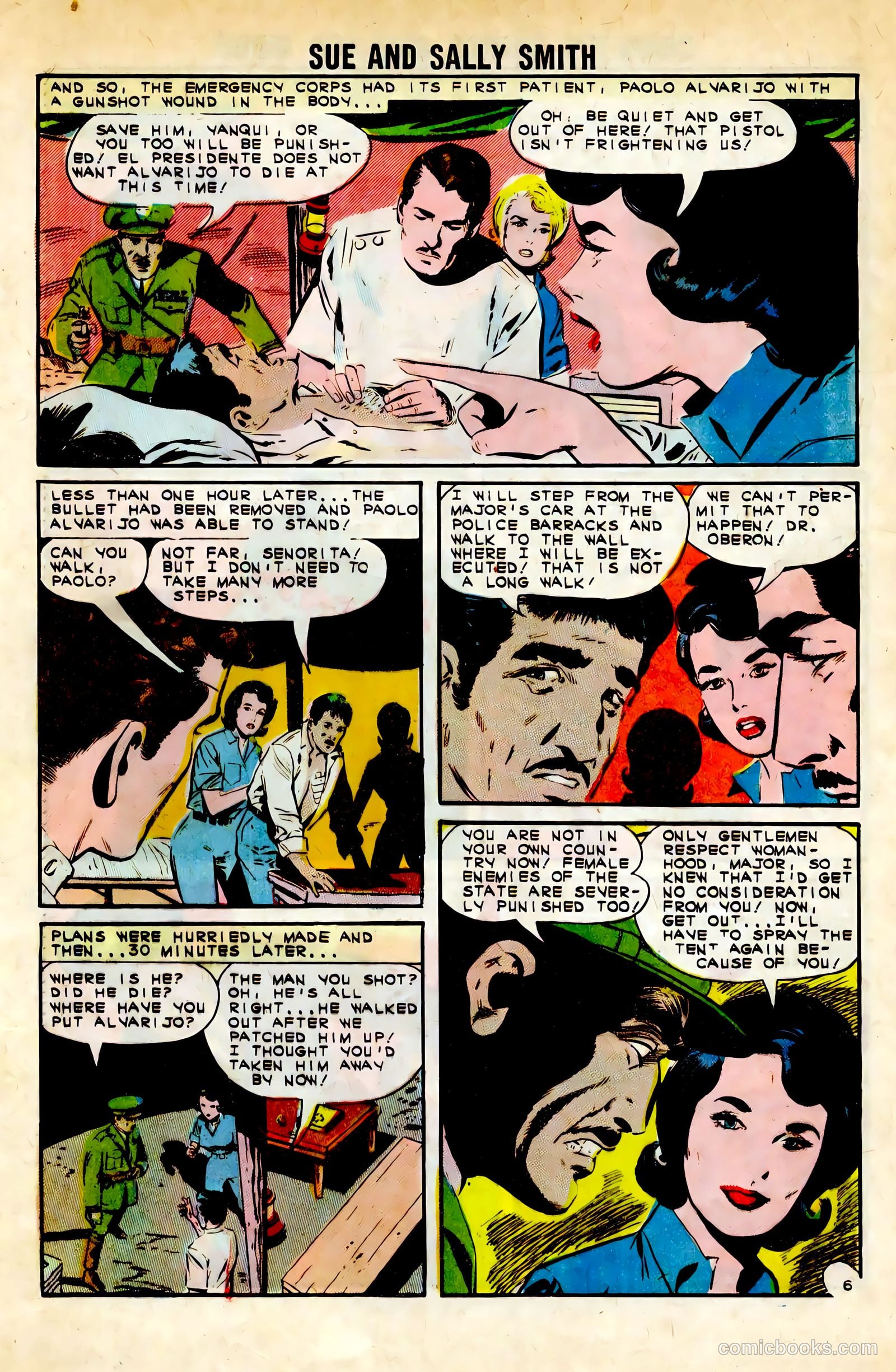 Sue and Sally Smith, Flying Nurses #49 (1963) — page 28 of 36