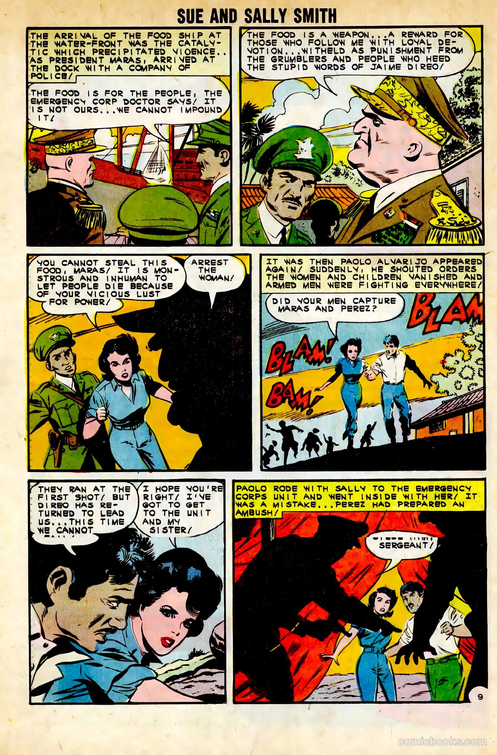 Sue and Sally Smith, Flying Nurses #49 (1963) — page 32 of 36