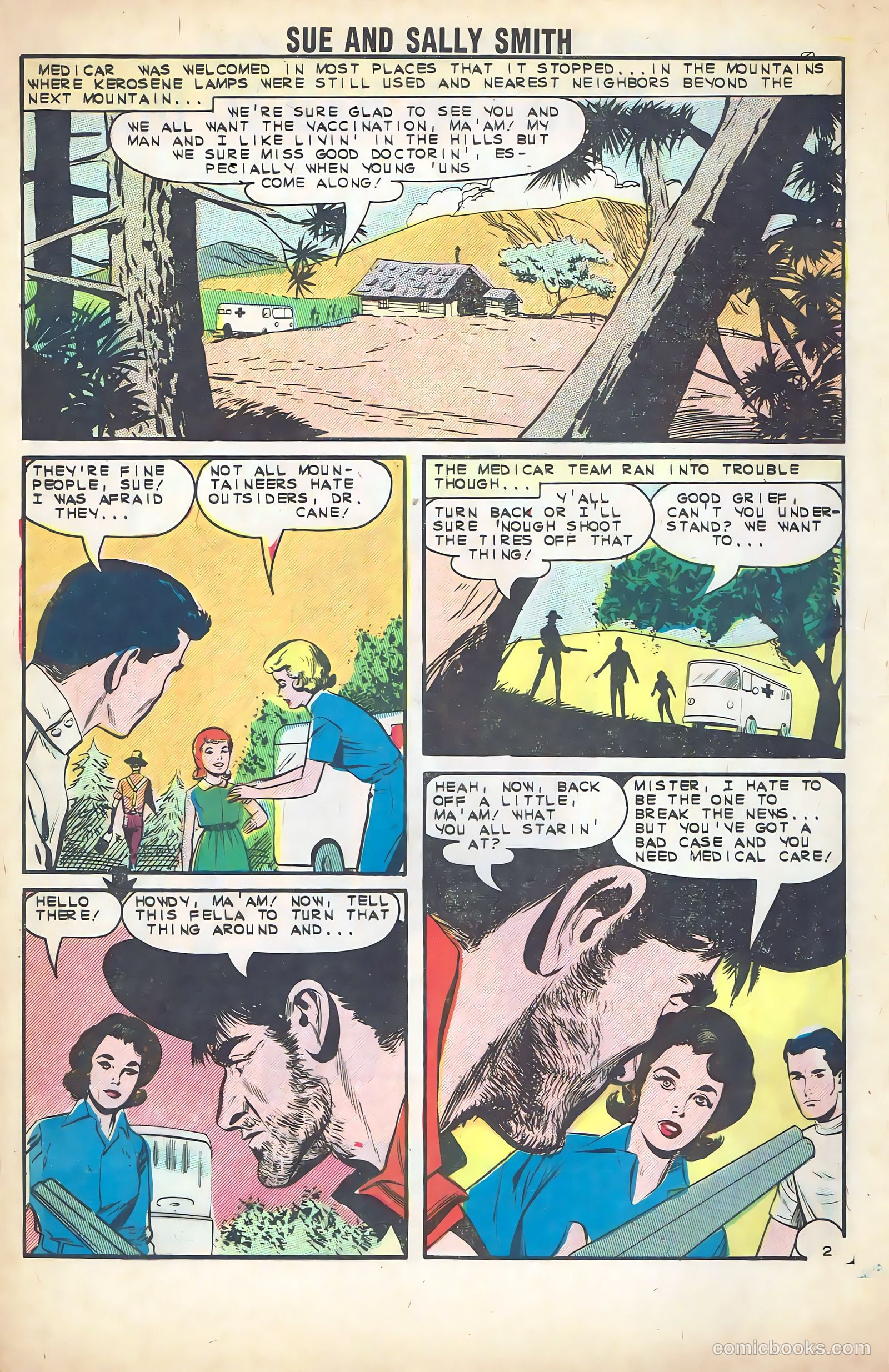Sue and Sally Smith, Flying Nurses #51 (1963) — page 4 of 36
