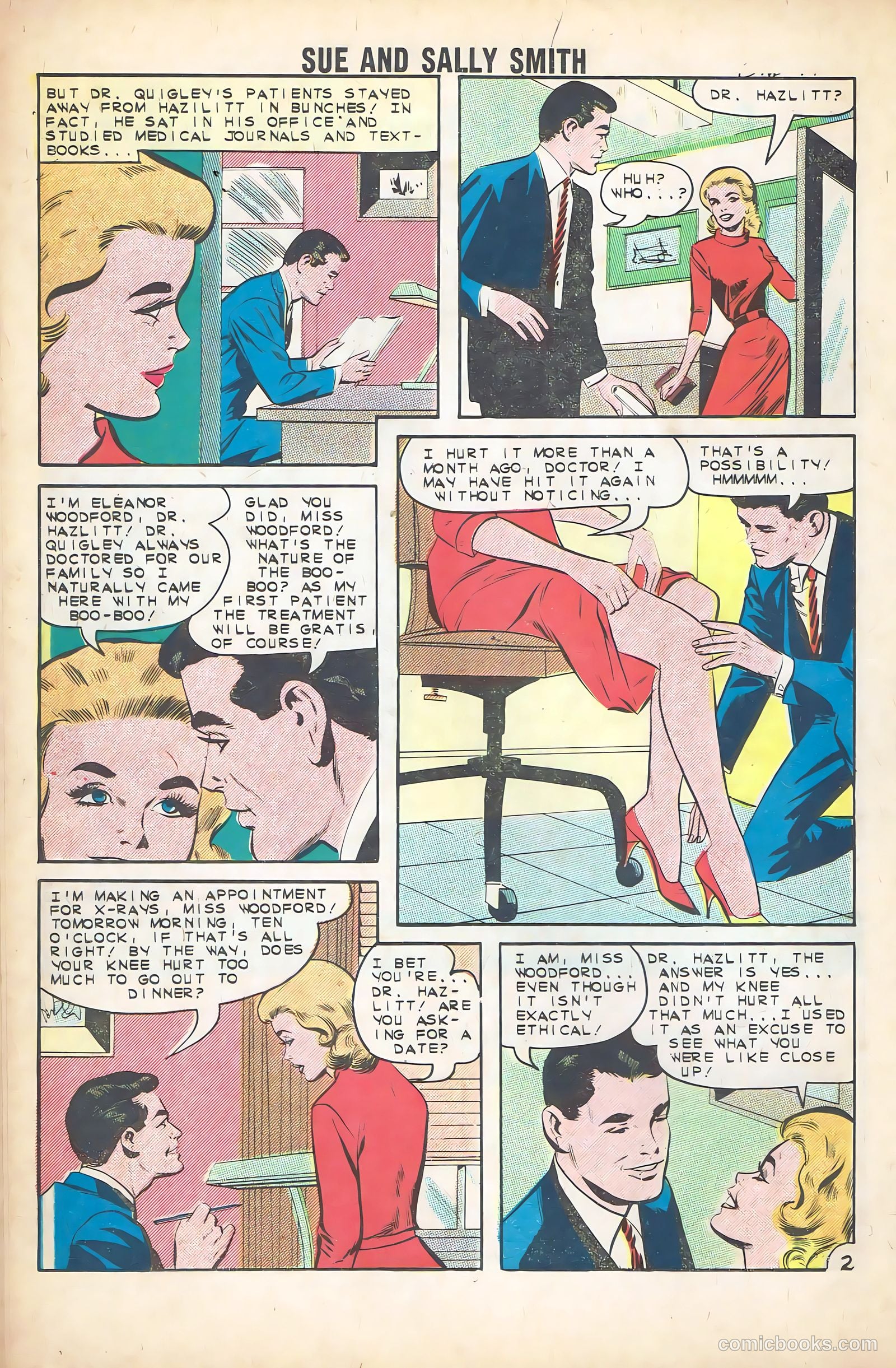 Sue and Sally Smith, Flying Nurses #51 (1963) — page 16 of 36