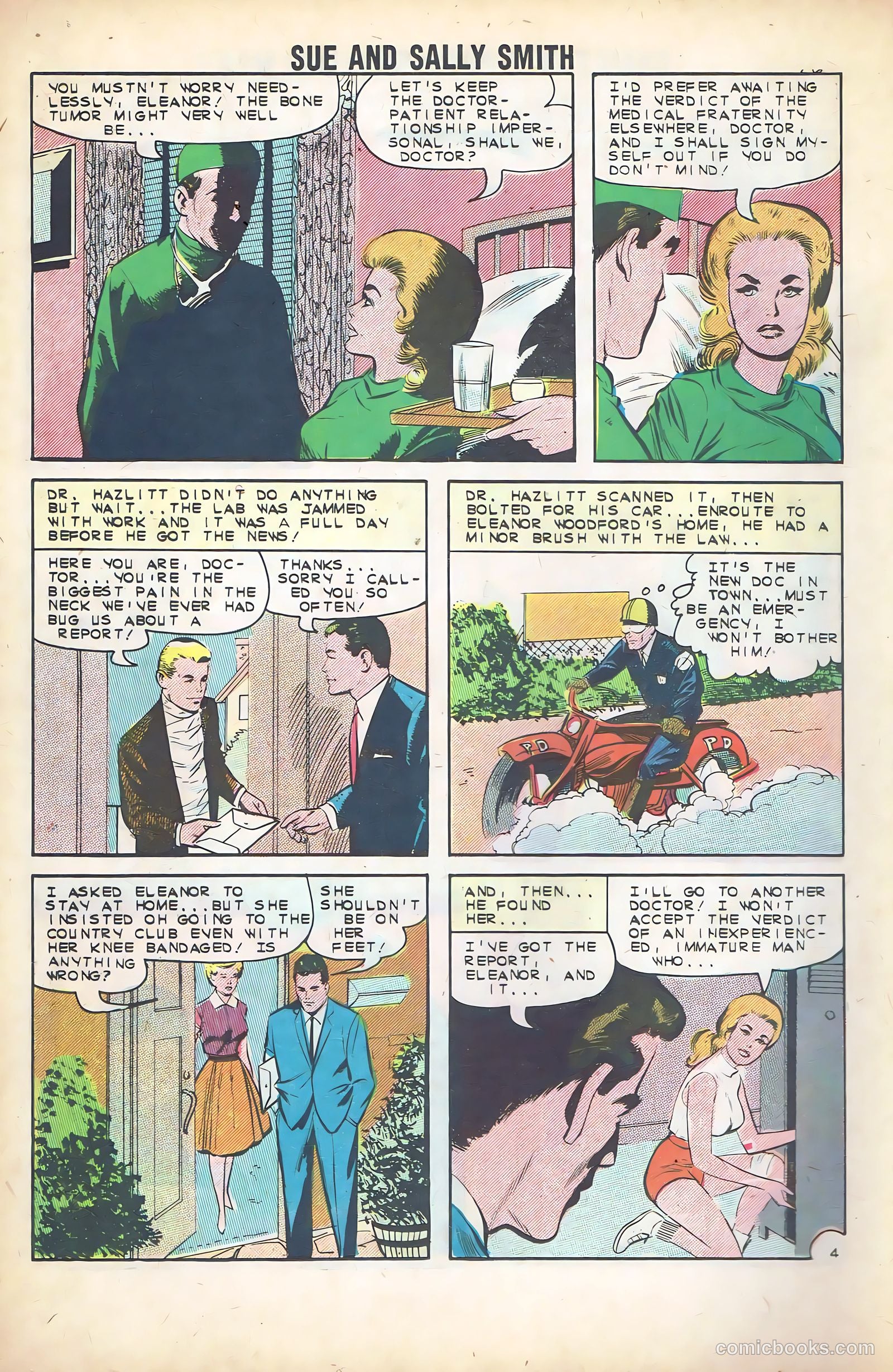 Sue and Sally Smith, Flying Nurses #51 (1963) — page 18 of 36
