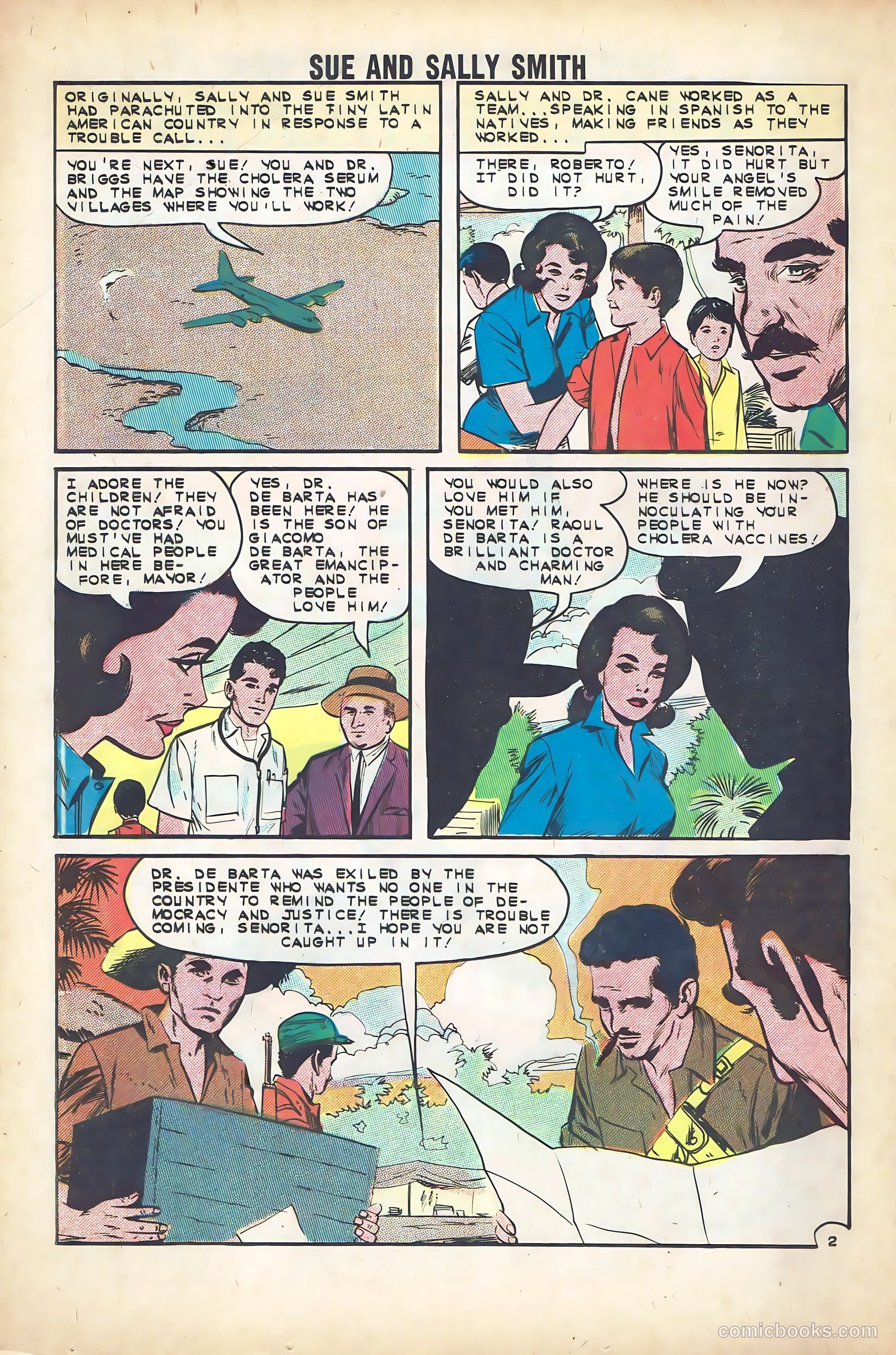 Sue and Sally Smith, Flying Nurses #51 (1963) — page 24 of 36