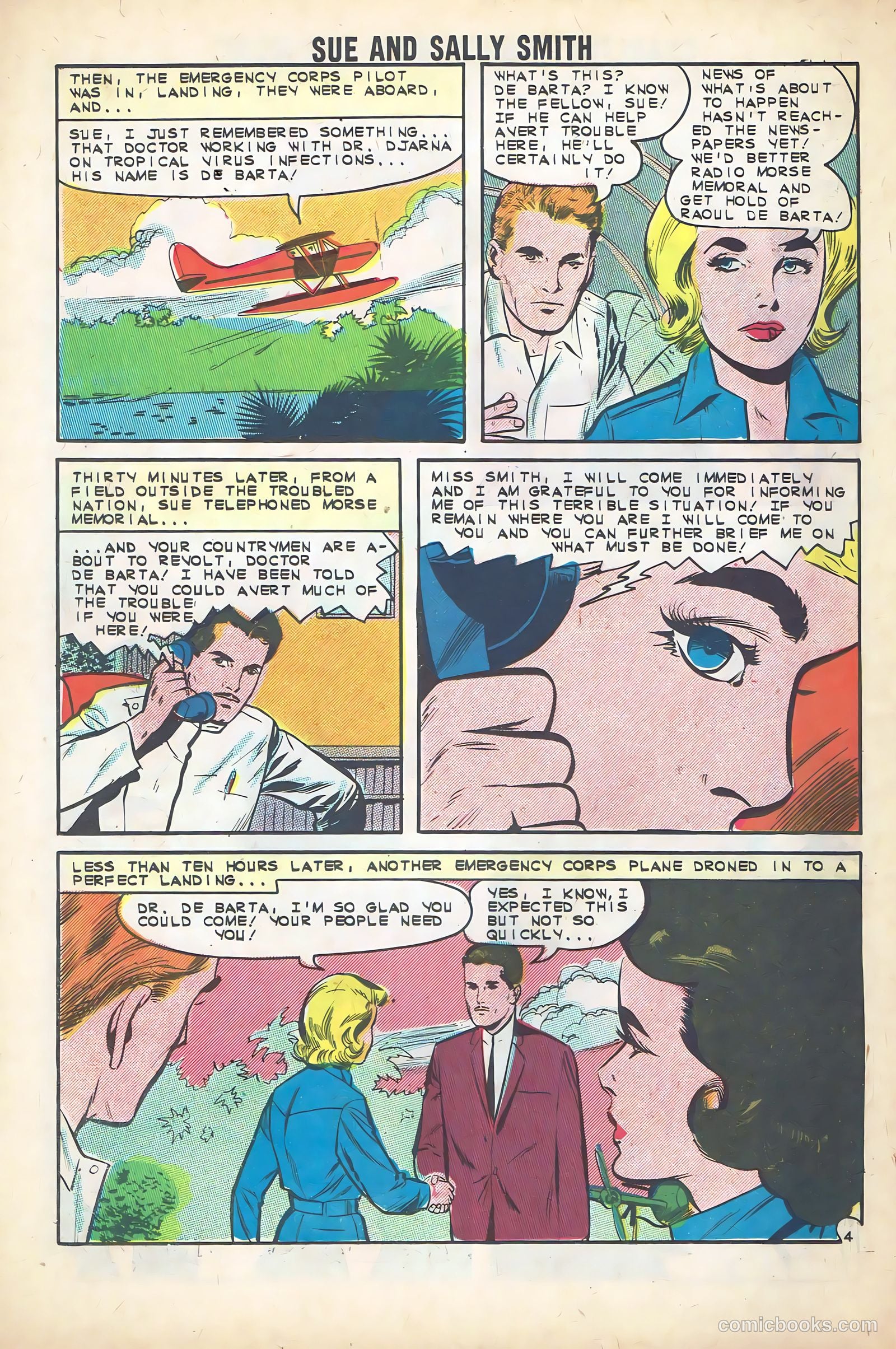 Sue and Sally Smith, Flying Nurses #51 (1963) — page 26 of 36