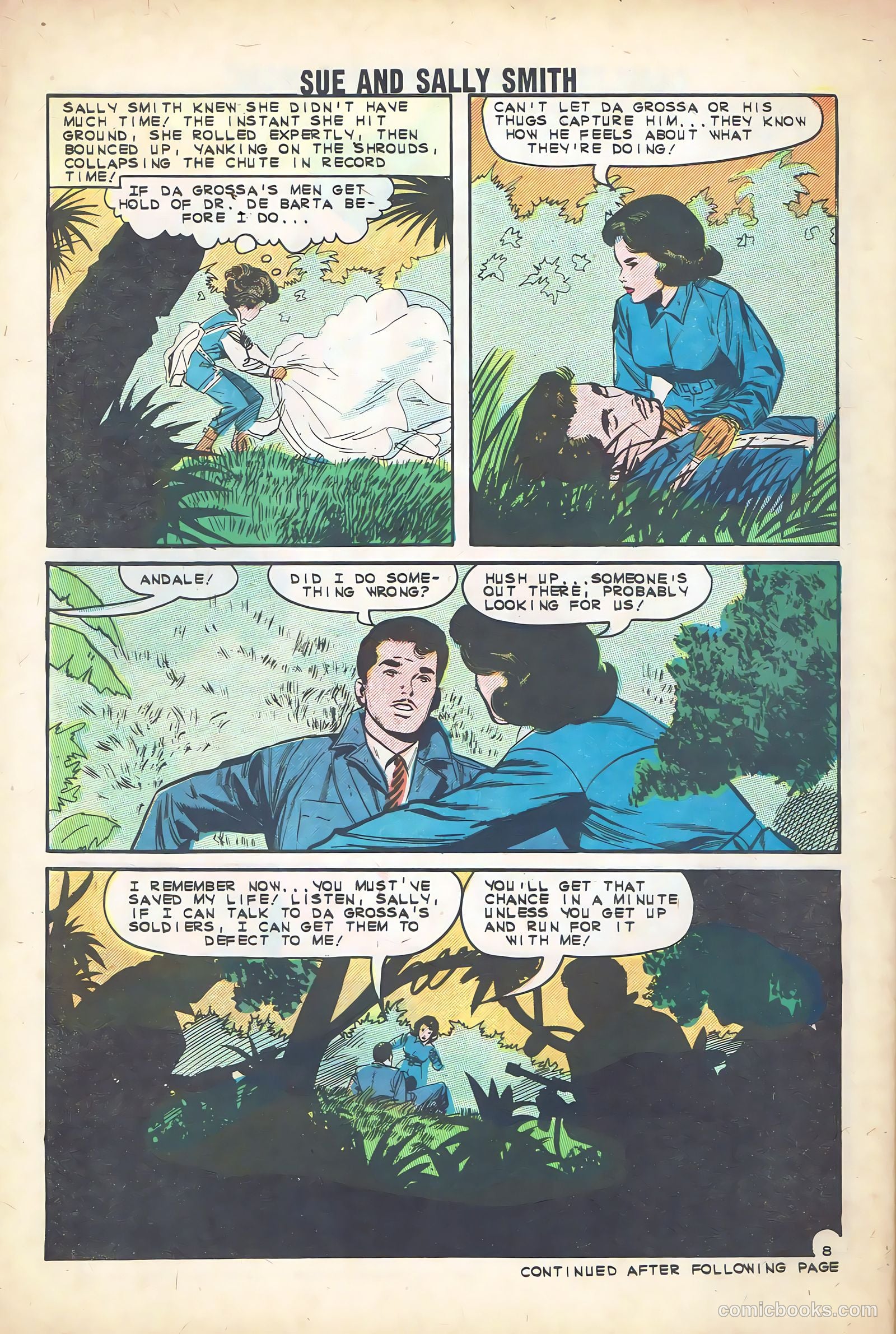 Sue and Sally Smith, Flying Nurses #51 (1963) — page 30 of 36