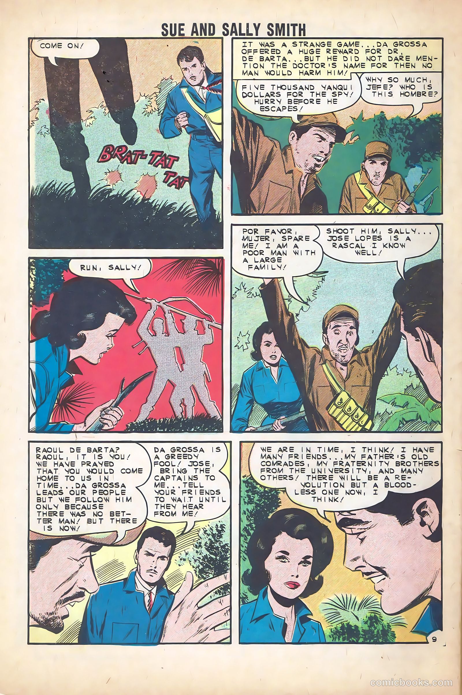 Sue and Sally Smith, Flying Nurses #51 (1963) — page 32 of 36