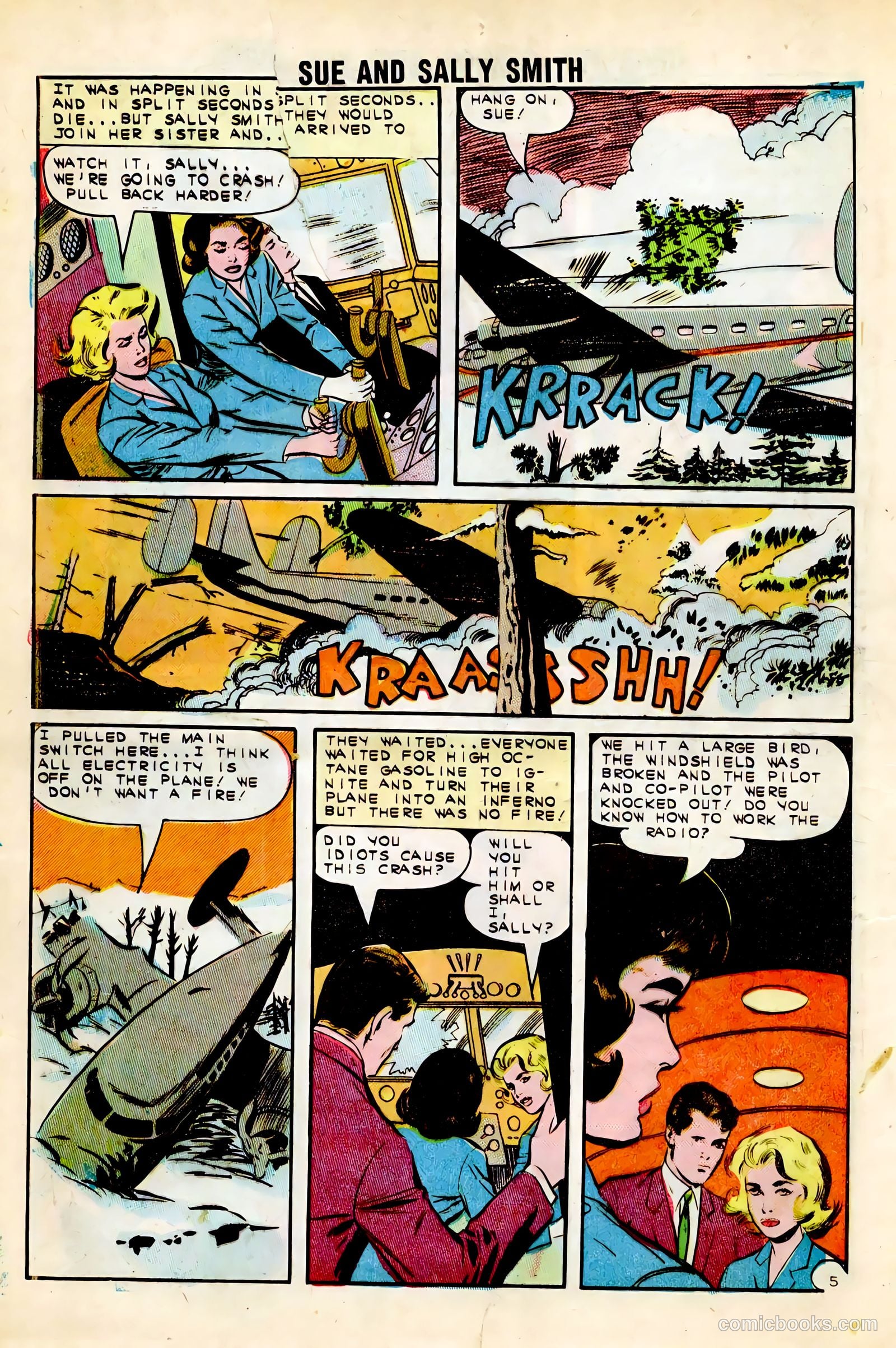 Sue and Sally Smith, Flying Nurses #52 (1963) — page 8 of 36