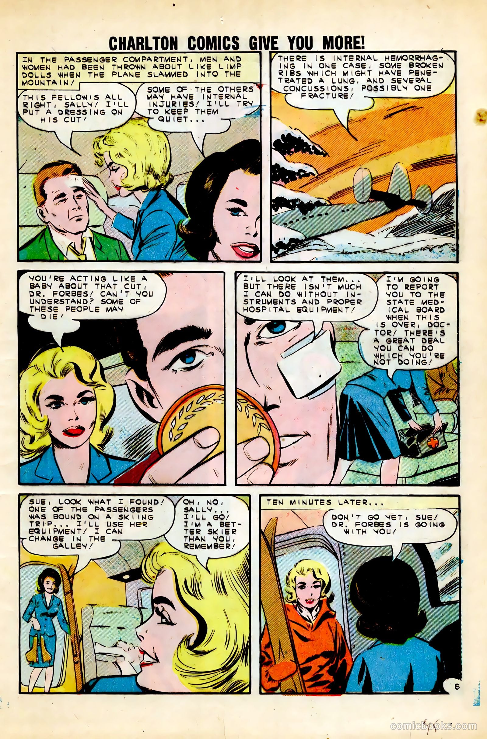 Sue and Sally Smith, Flying Nurses #52 (1963) — page 9 of 36