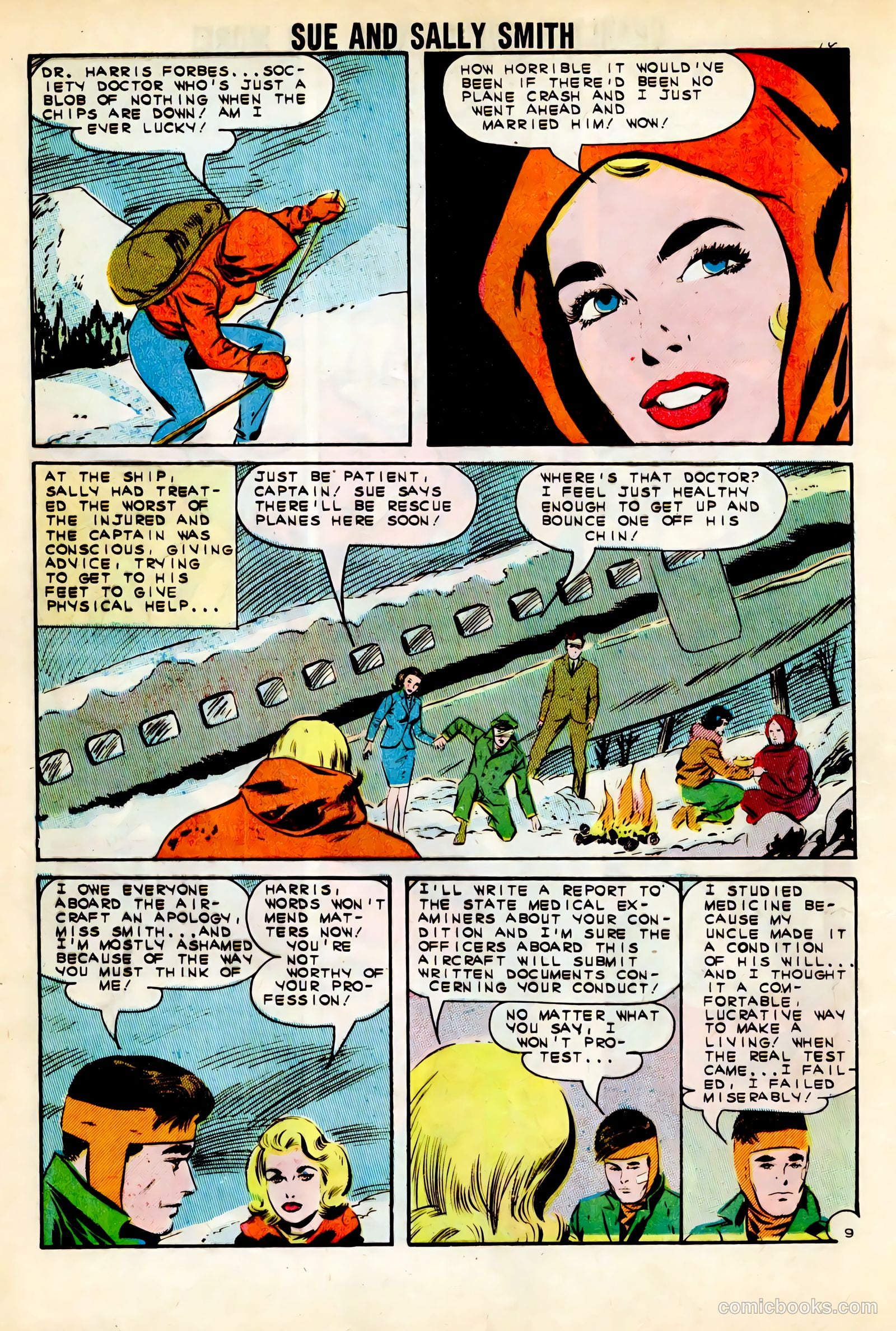 Sue and Sally Smith, Flying Nurses #52 (1963) — page 12 of 36