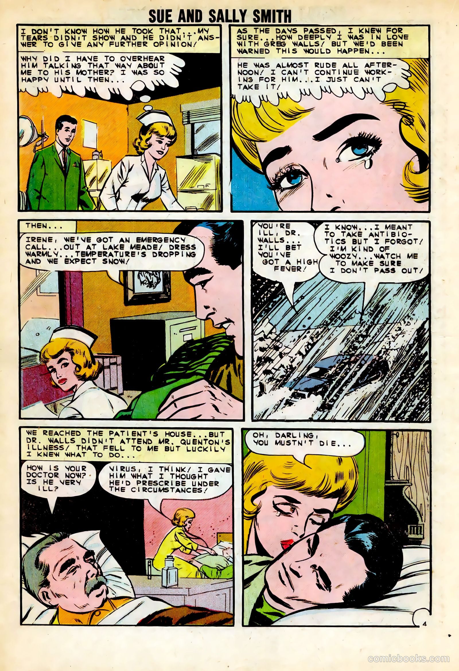 Sue and Sally Smith, Flying Nurses #52 (1963) — page 18 of 36