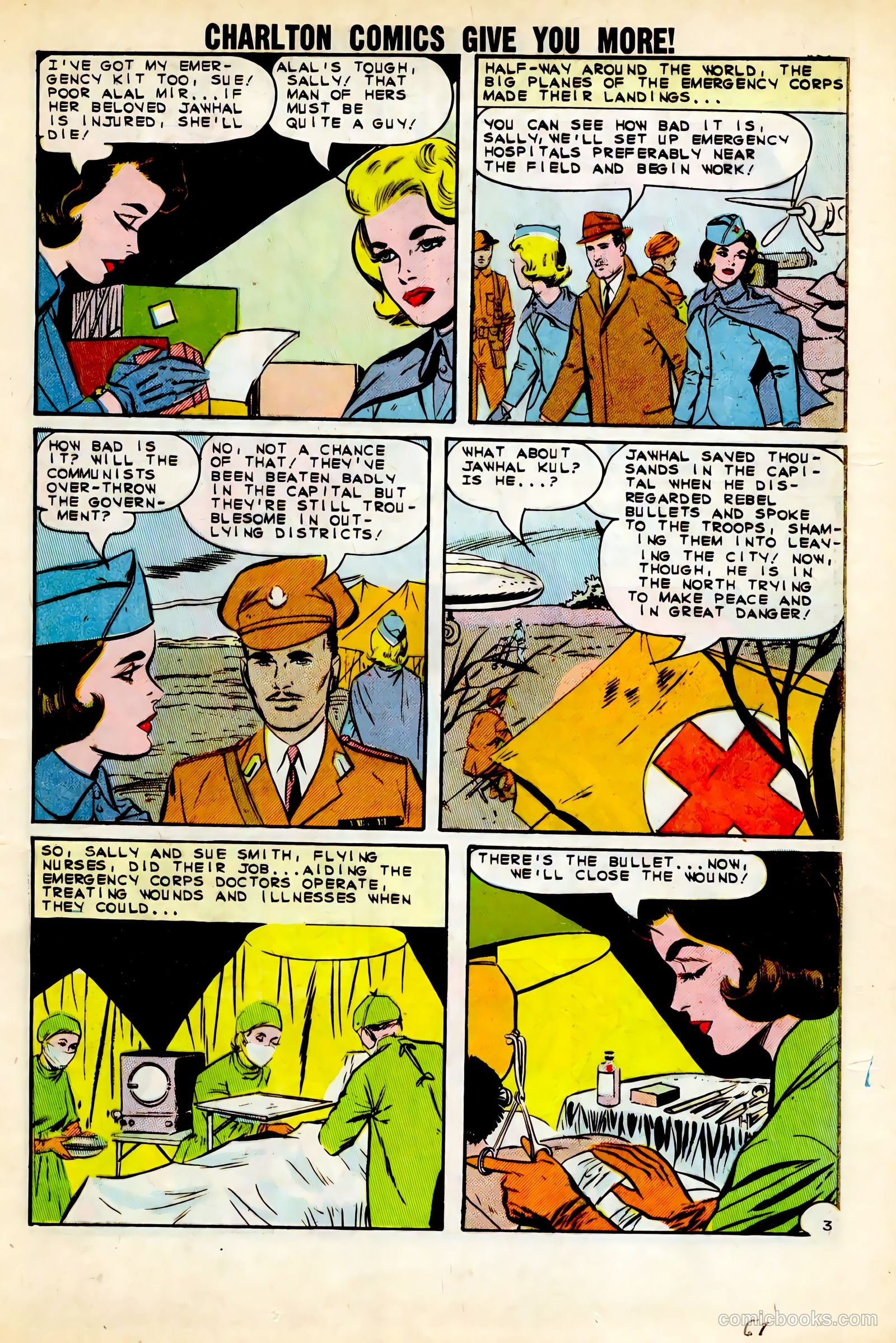 Sue and Sally Smith, Flying Nurses #52 (1963) — page 25 of 36