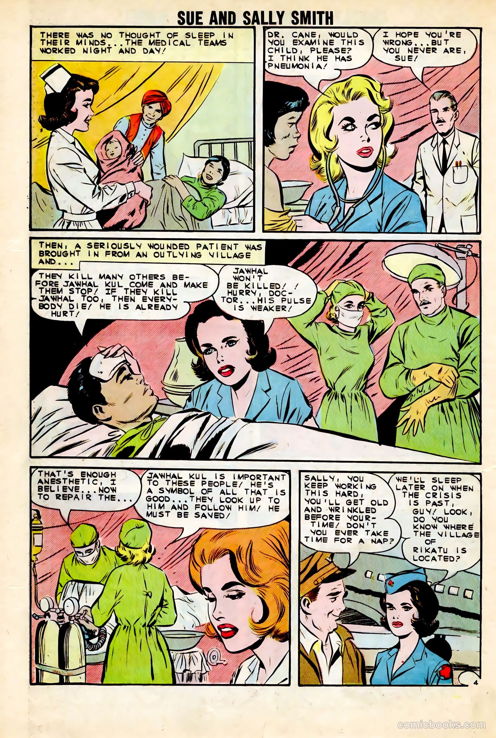 Sue and Sally Smith, Flying Nurses #52 (1963) — page 26 of 36