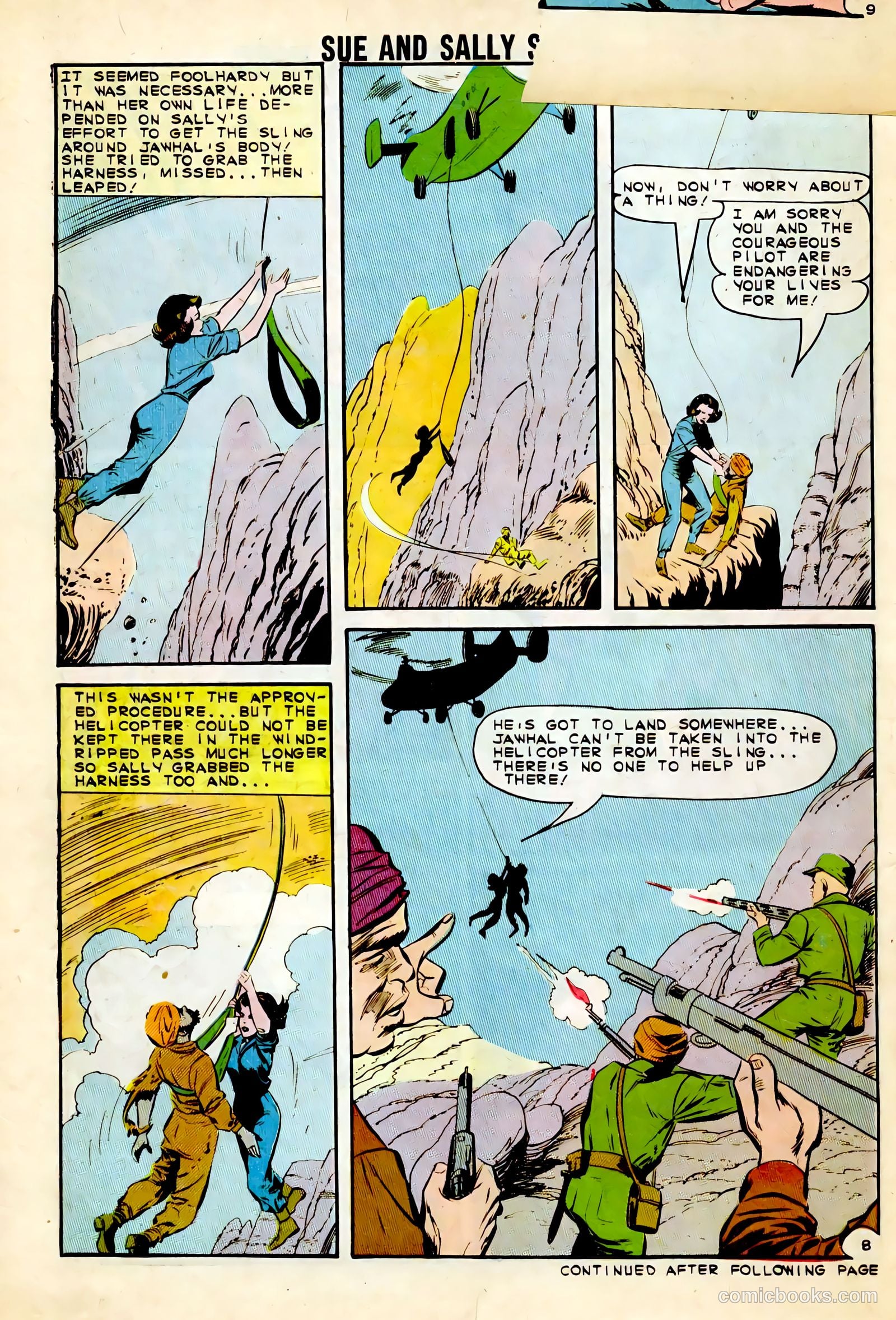 Sue and Sally Smith, Flying Nurses #52 (1963) — page 30 of 36