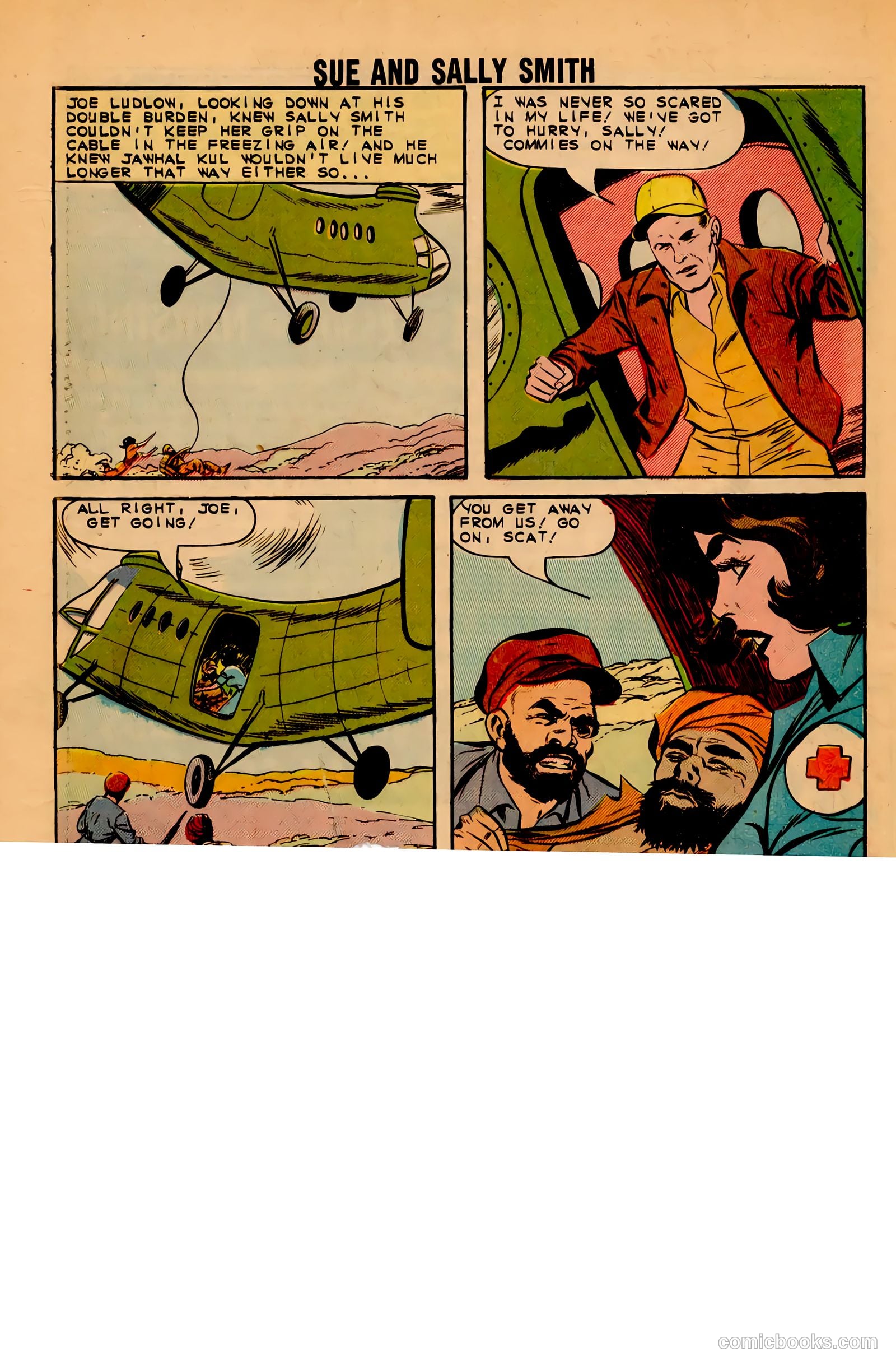 Sue and Sally Smith, Flying Nurses #52 (1963) — page 32 of 36
