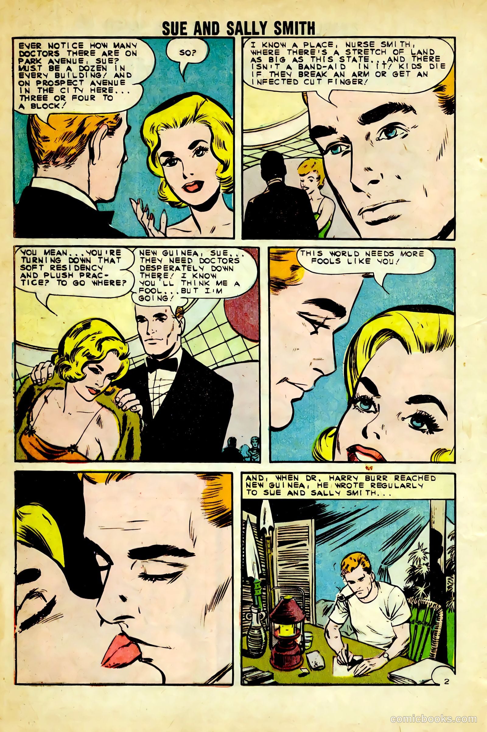 Sue and Sally Smith, Flying Nurses #53 (1963) — page 5 of 37
