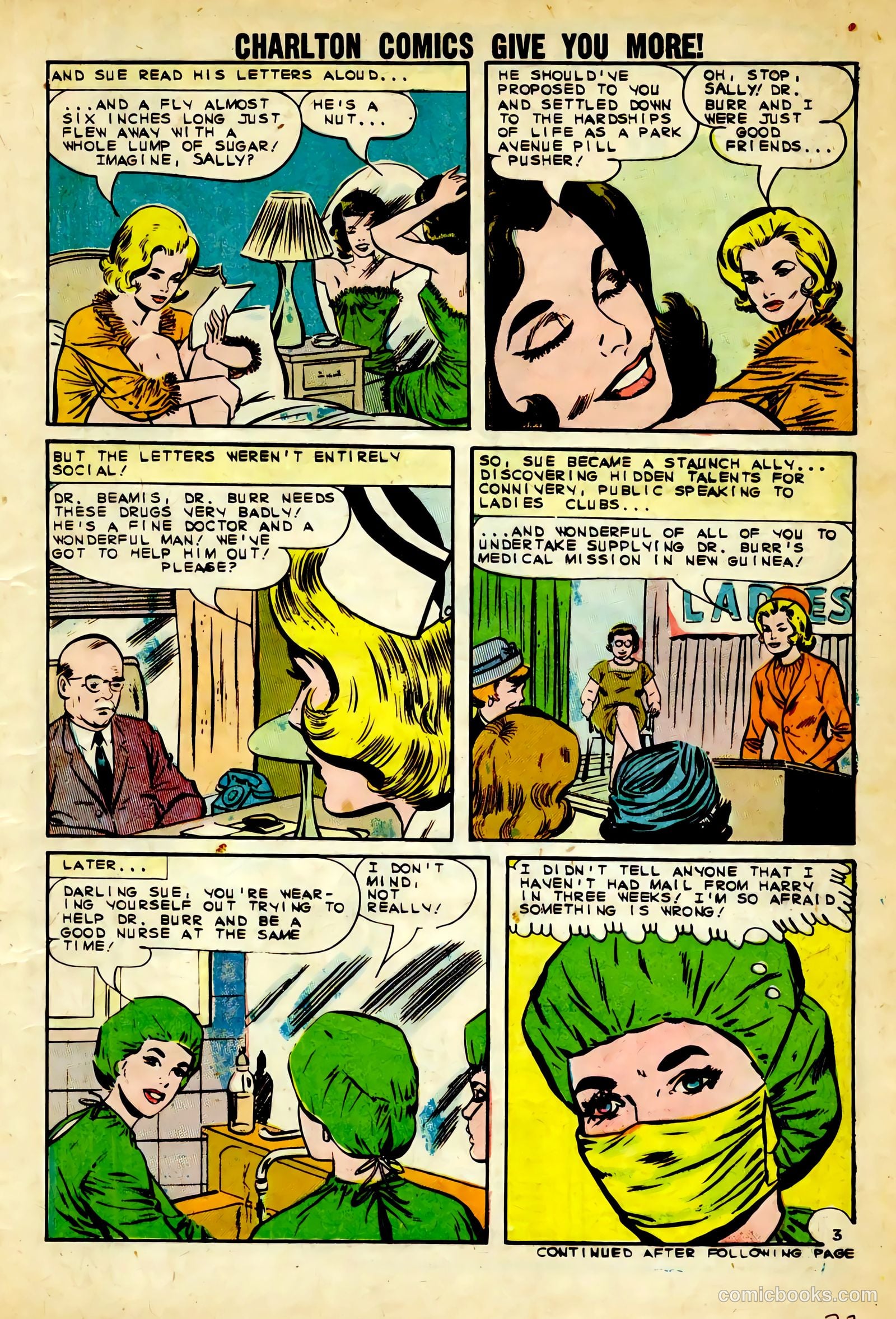 Sue and Sally Smith, Flying Nurses #53 (1963) — page 6 of 37