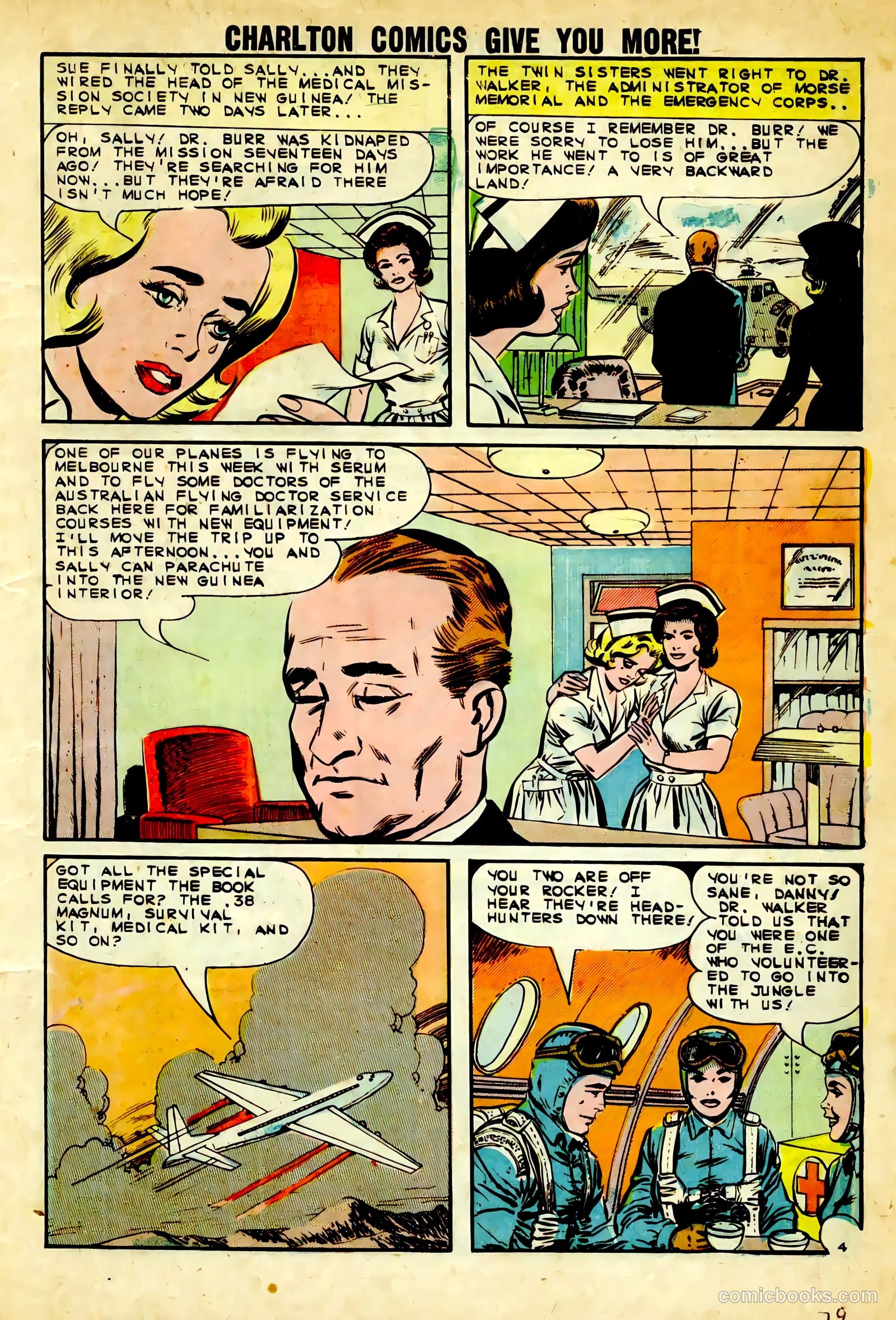 Sue and Sally Smith, Flying Nurses #53 (1963) — page 8 of 37