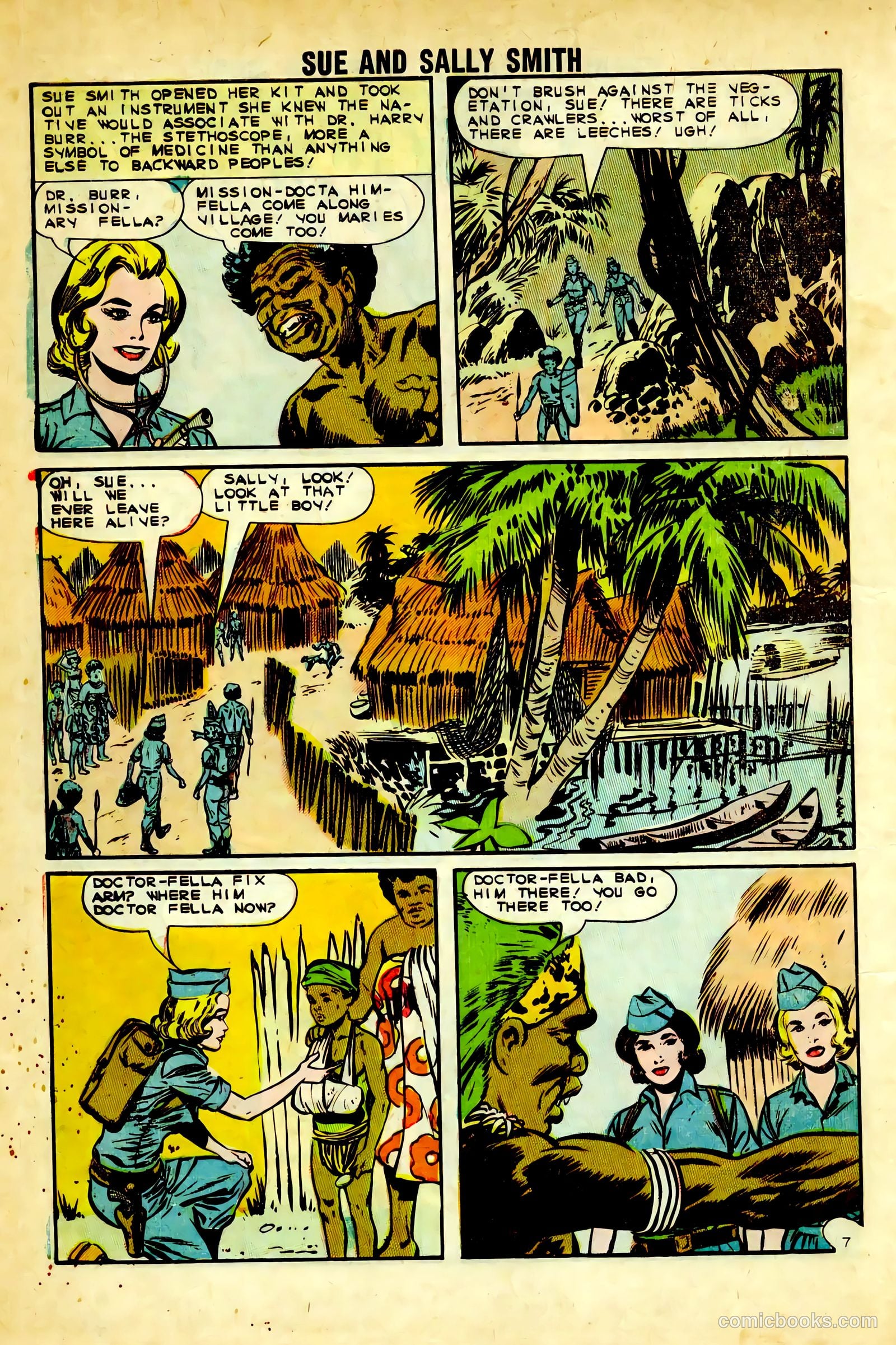 Sue and Sally Smith, Flying Nurses #53 (1963) — page 11 of 37