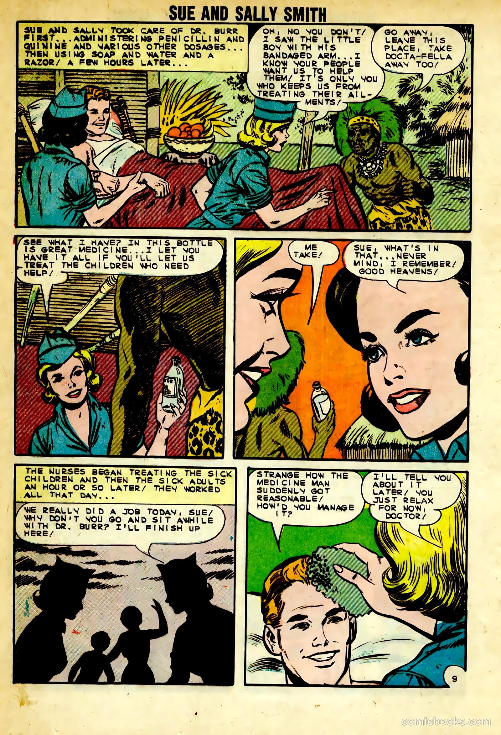 Sue and Sally Smith, Flying Nurses #53 (1963) — page 13 of 37