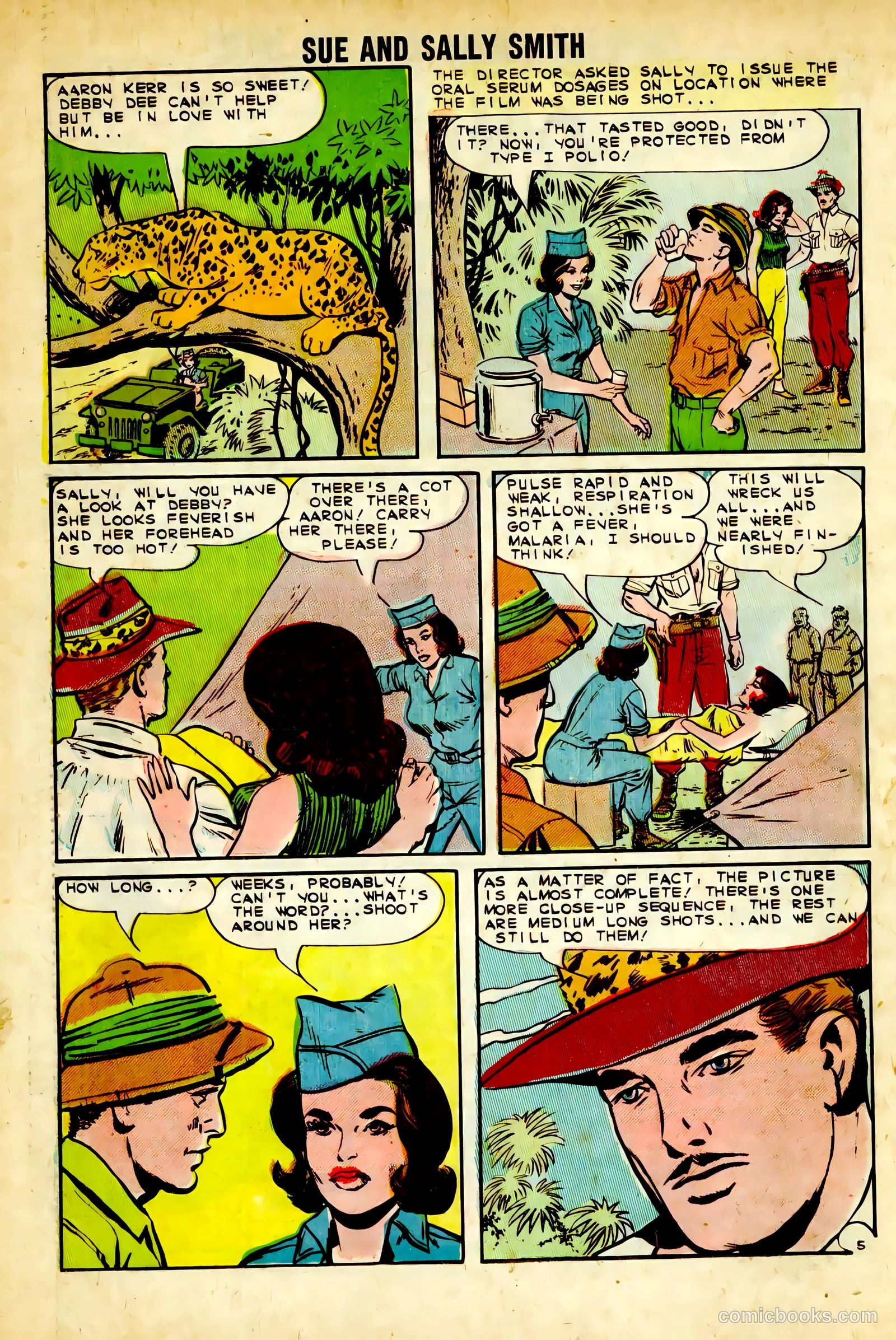Sue and Sally Smith, Flying Nurses #53 (1963) — page 27 of 37
