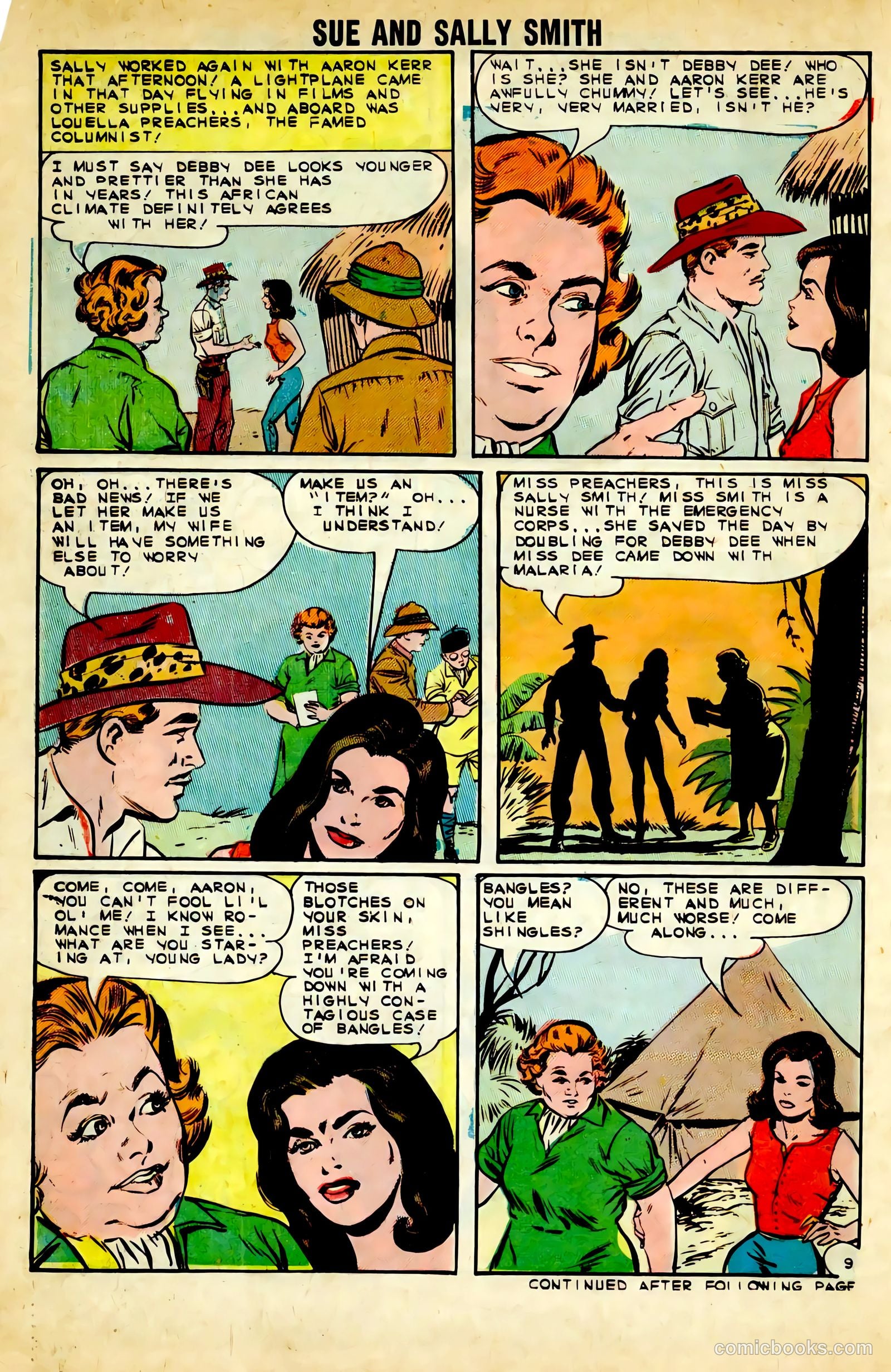 Sue and Sally Smith, Flying Nurses #53 (1963) — page 31 of 37