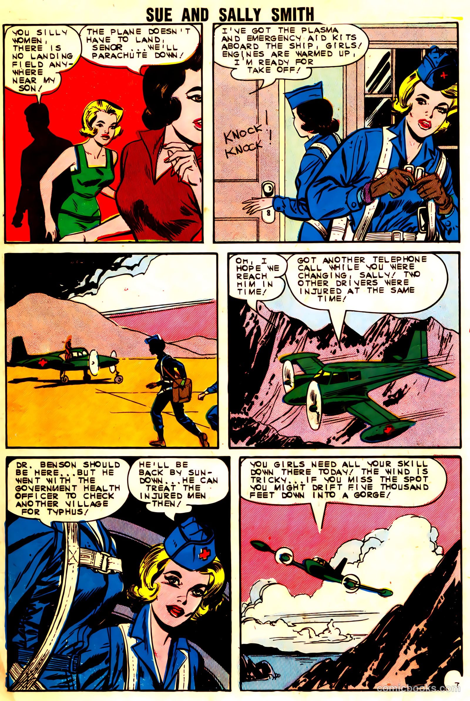 Sue and Sally Smith, Flying Nurses #54 (1963) — page 10 of 36