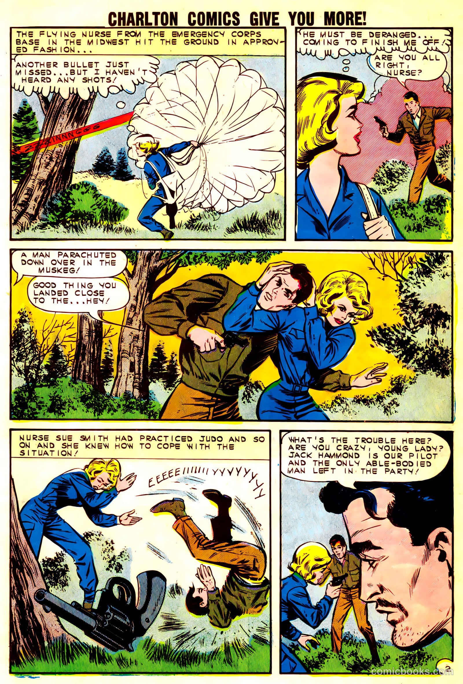 Sue and Sally Smith, Flying Nurses #54 (1963) — page 23 of 36