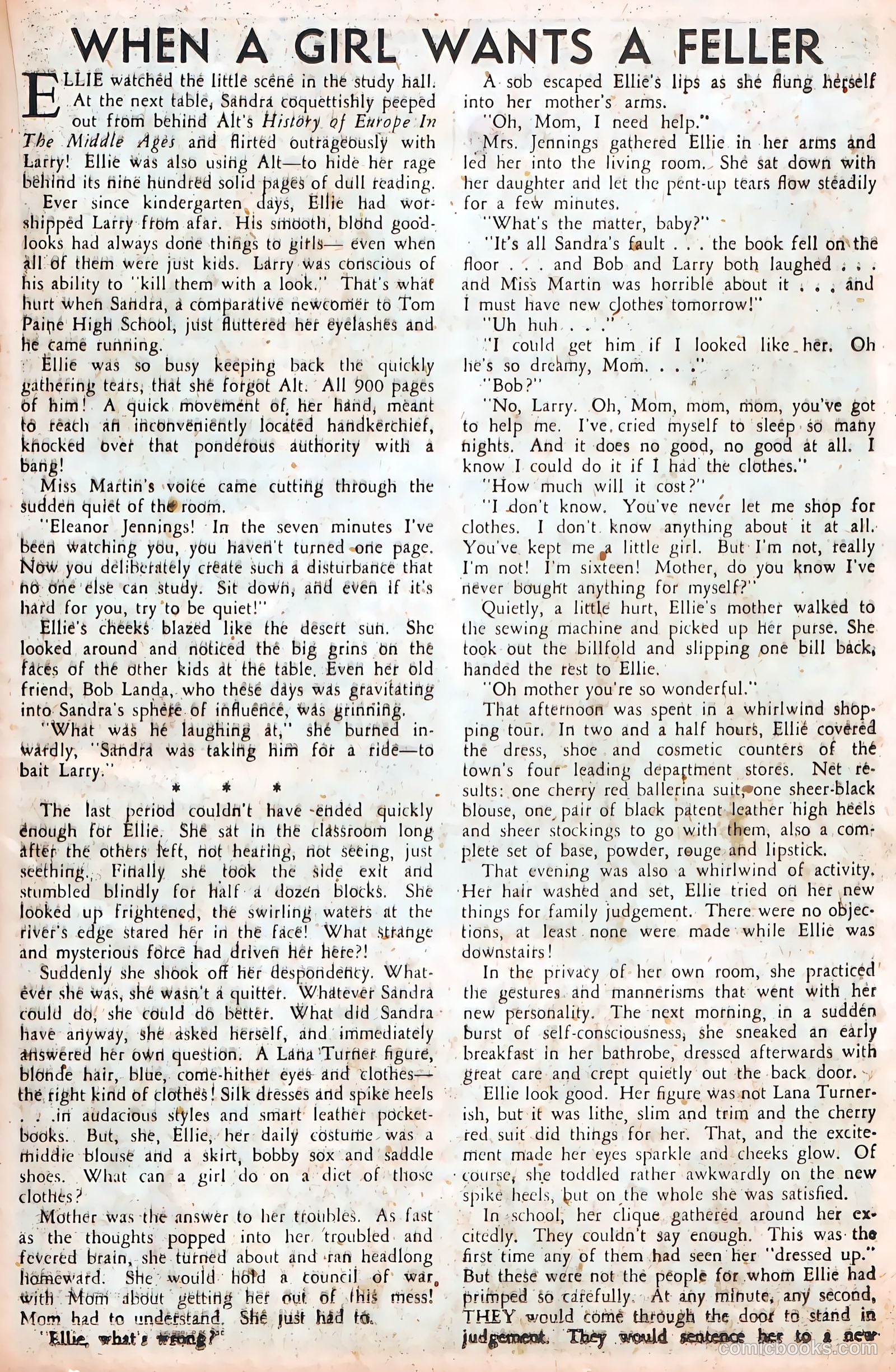 Sugar Bowl Comics #3 (1948) — page 35 of 52