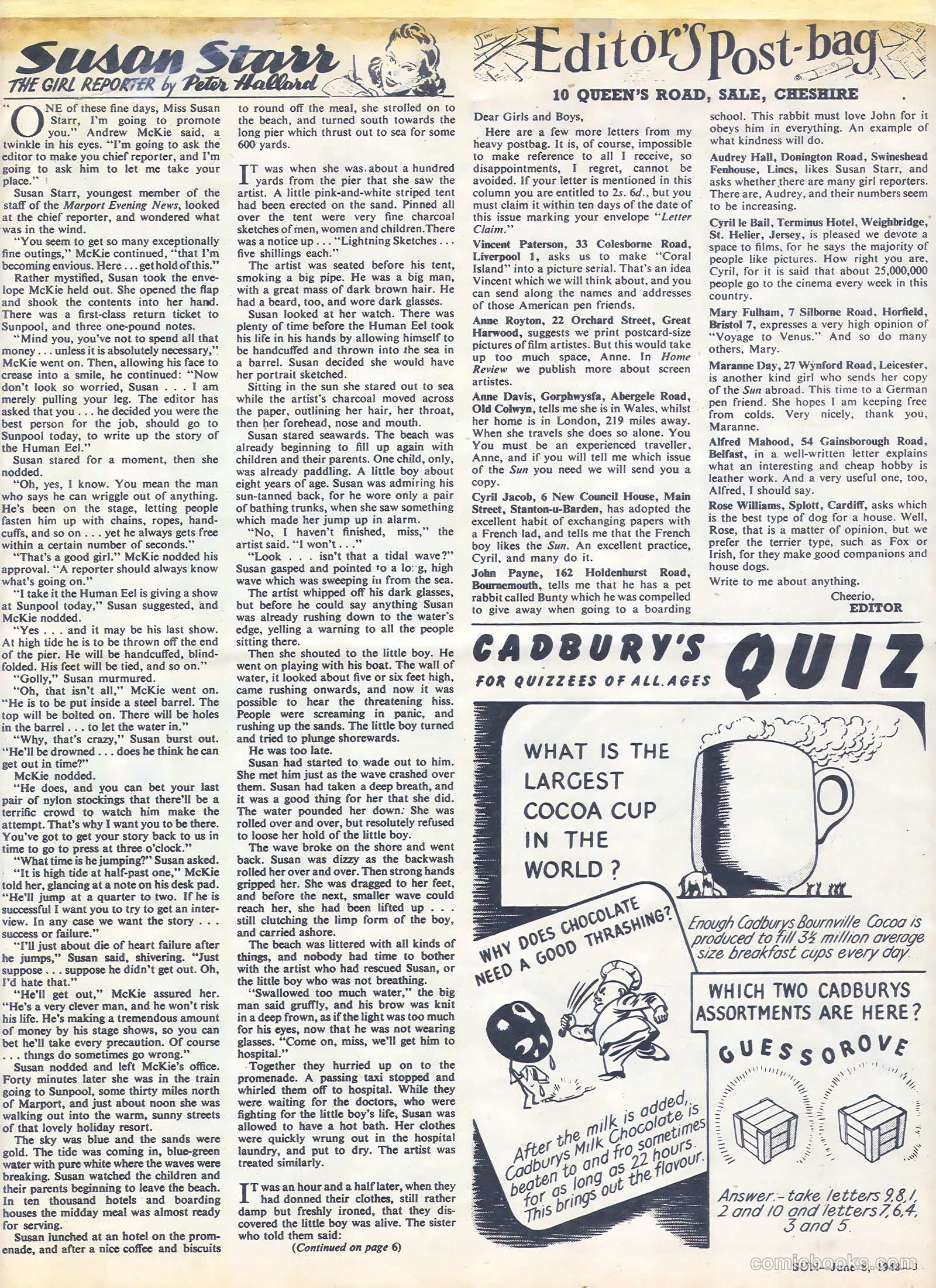 Sun #16 (1948) — page 3 of 7