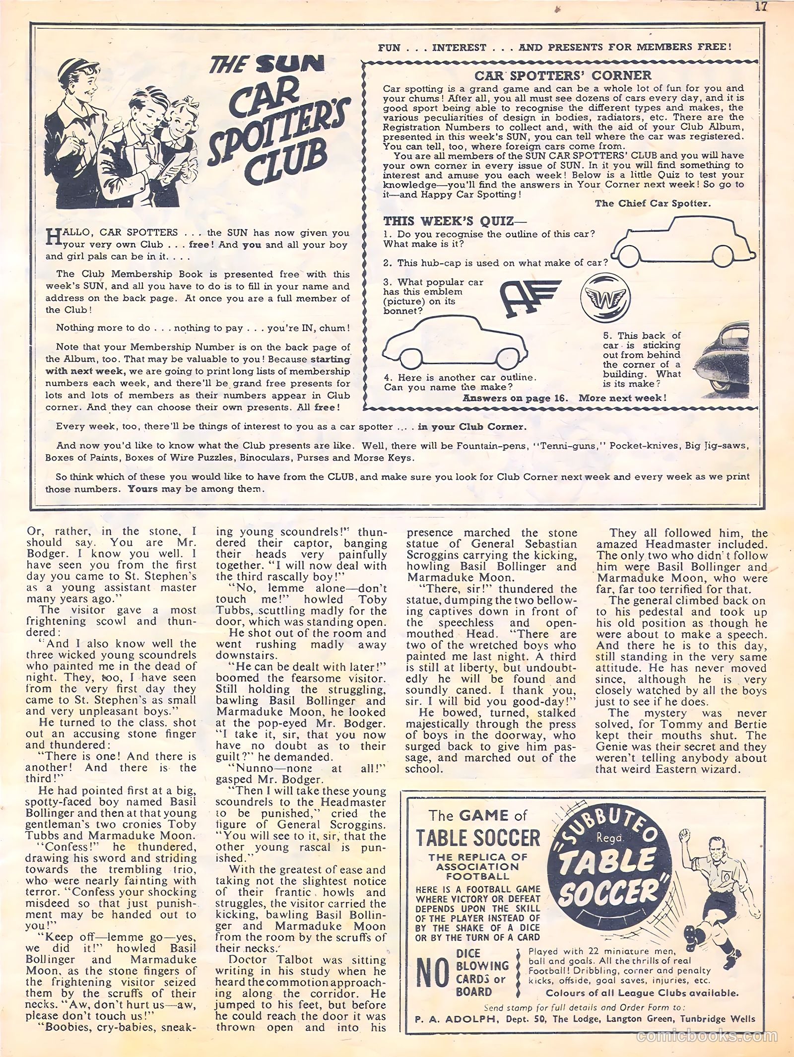 Sun #164 (1952) — page 17 of 20