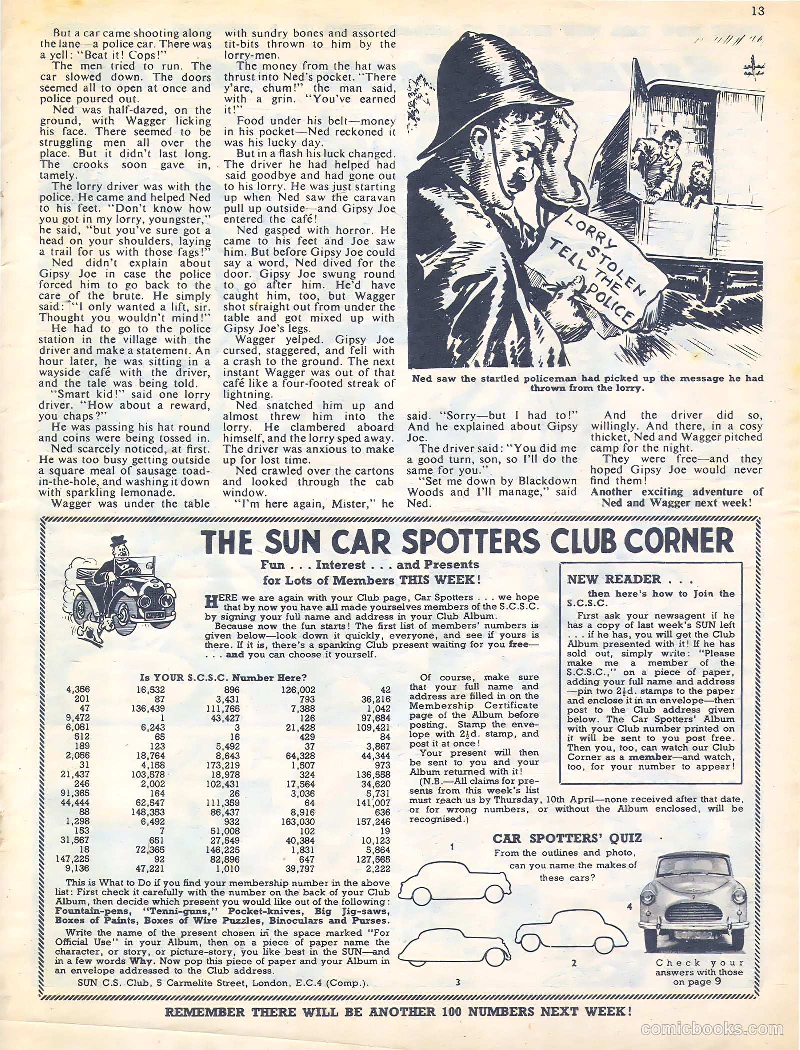 Sun #165 (1952) — page 13 of 20