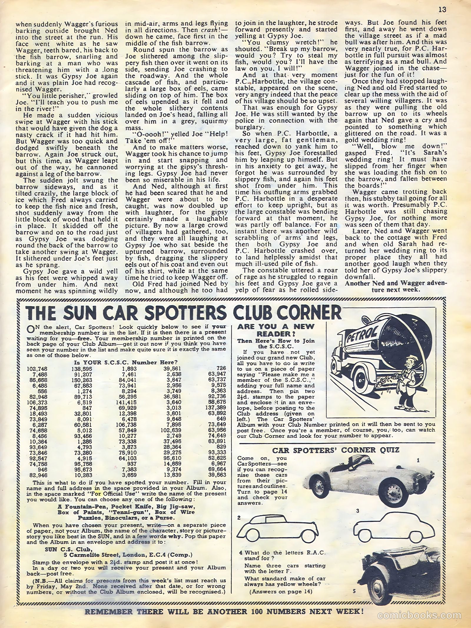 Sun #168 (1952) — page 13 of 20