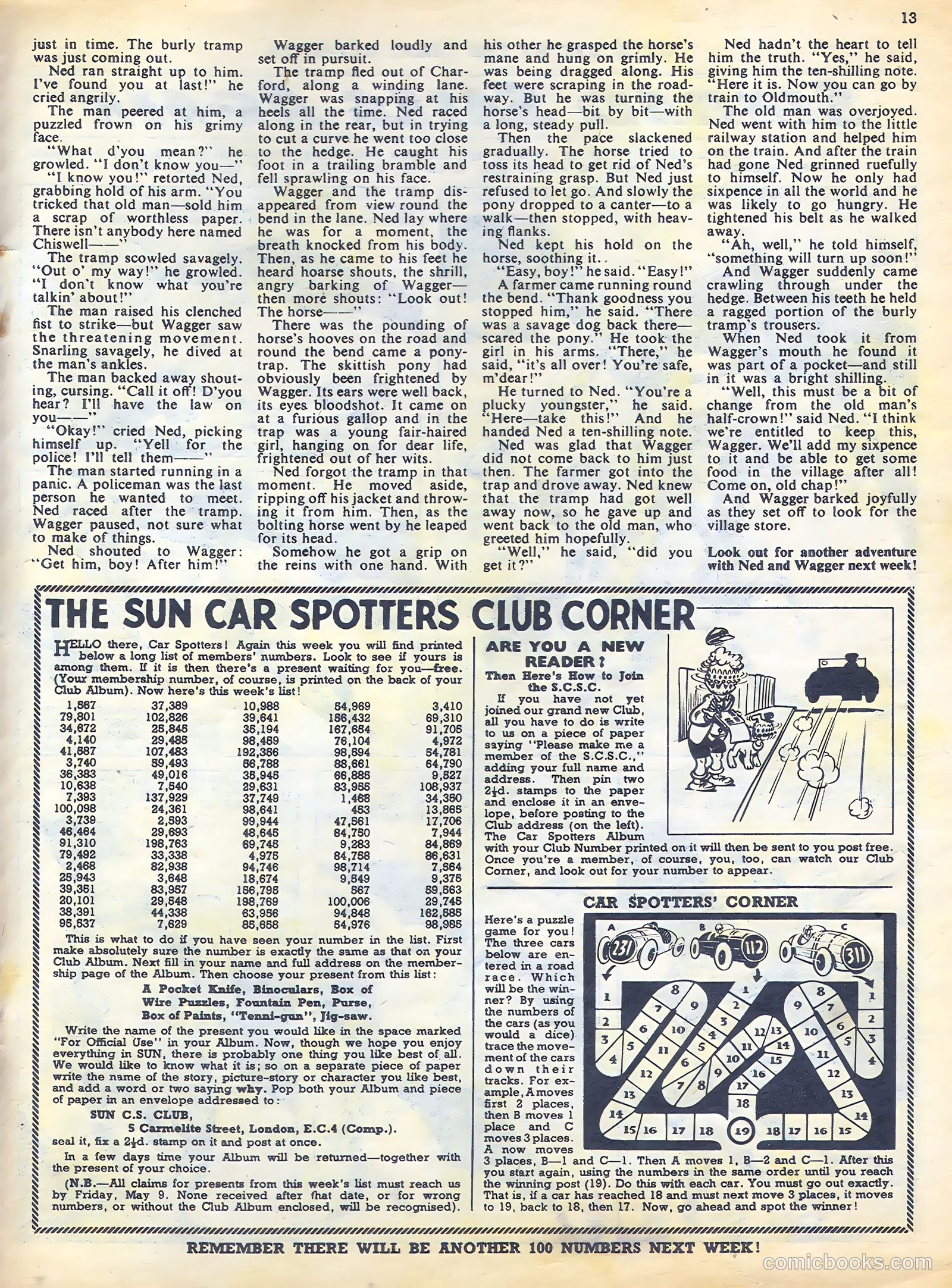 Sun #169 (1952) — page 13 of 20